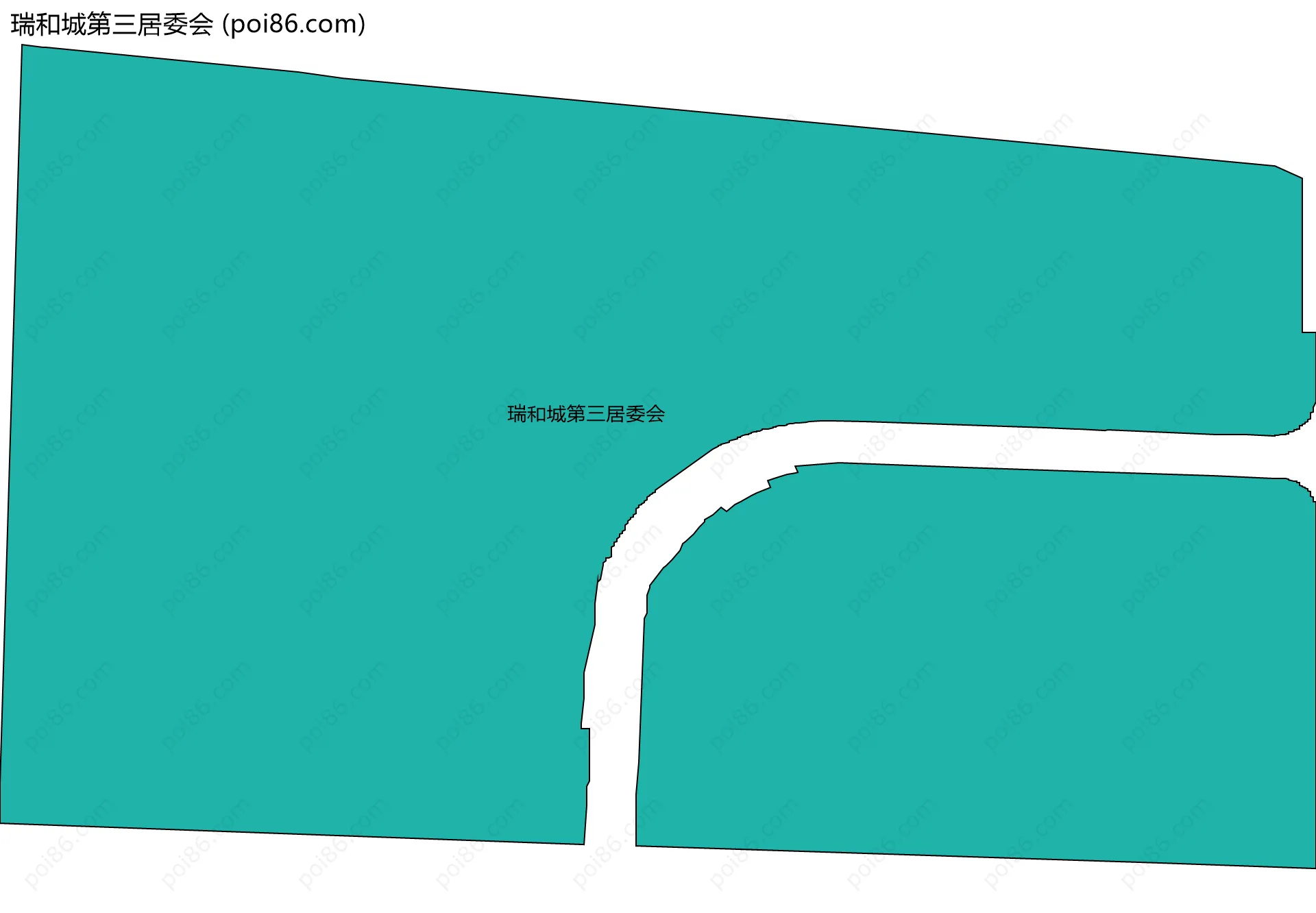 瑞和城第三居委会边界地图