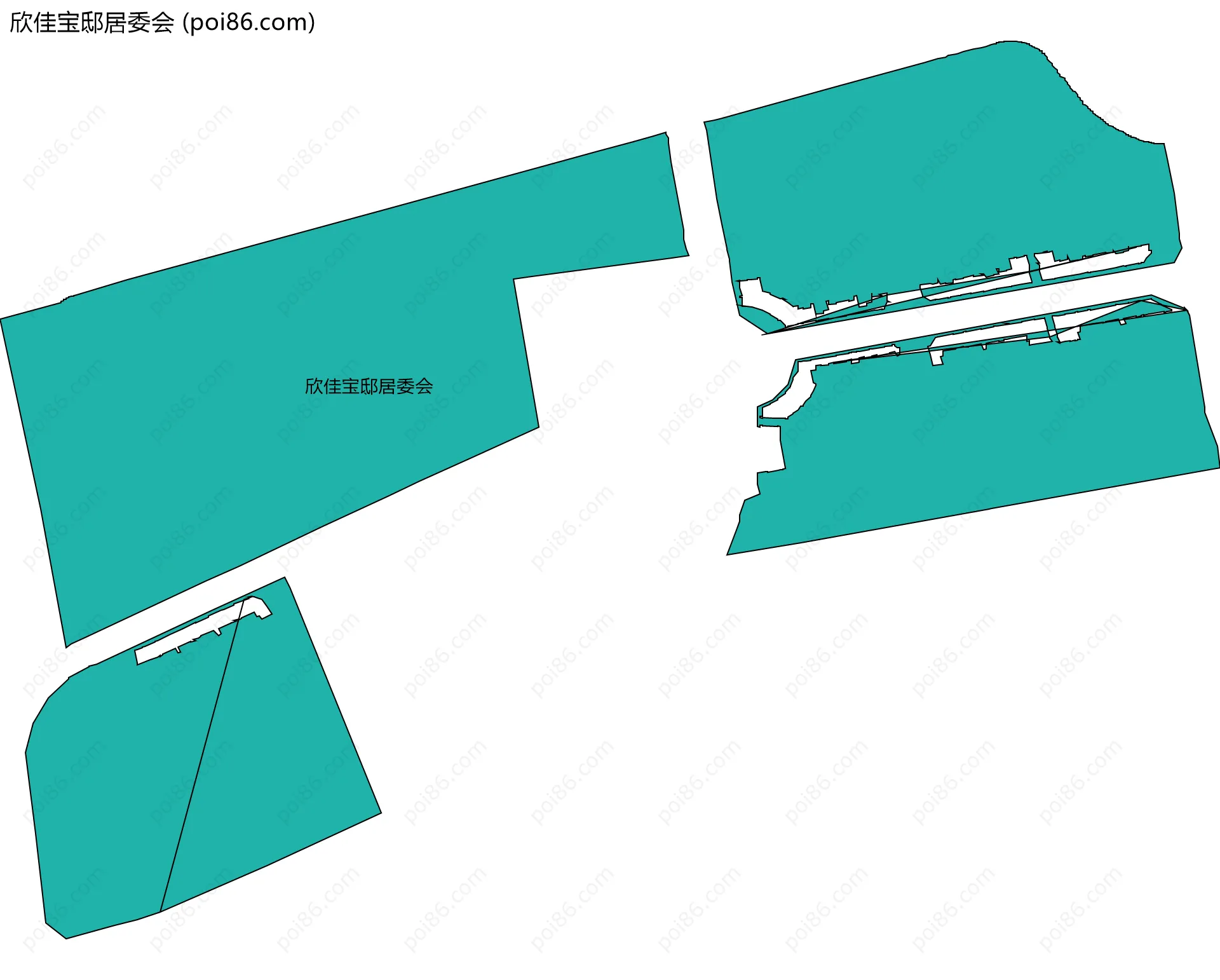 欣佳宝邸居委会边界地图