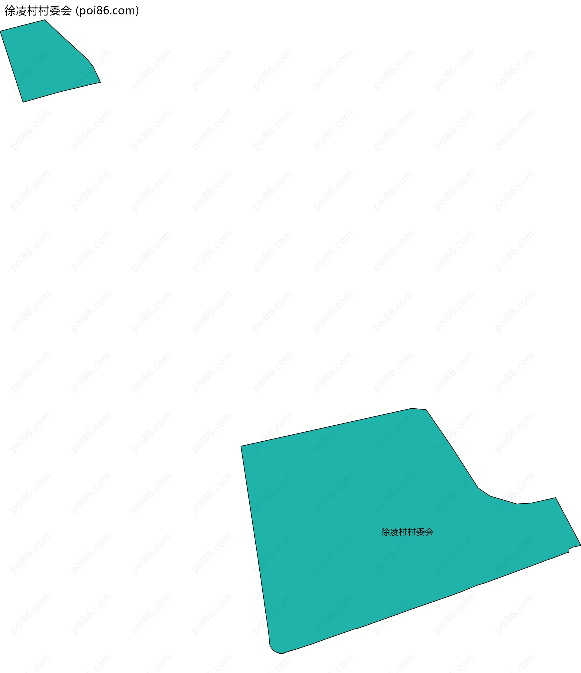 徐凌村村委会边界地图