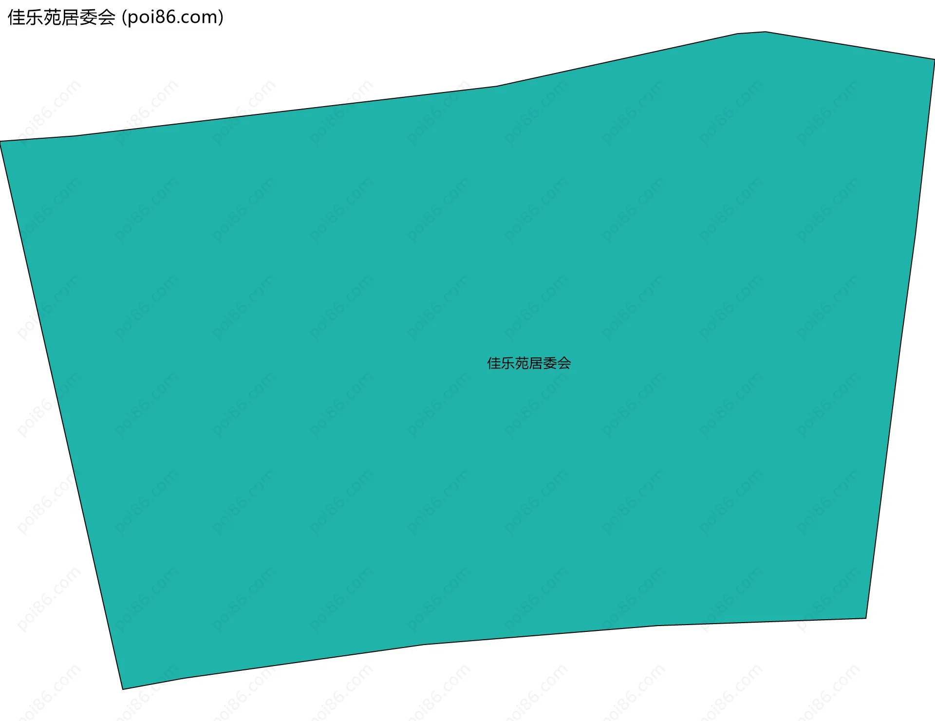佳乐苑居委会边界地图
