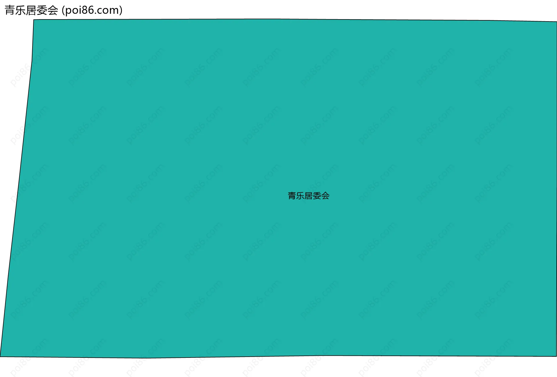 青乐居委会边界地图