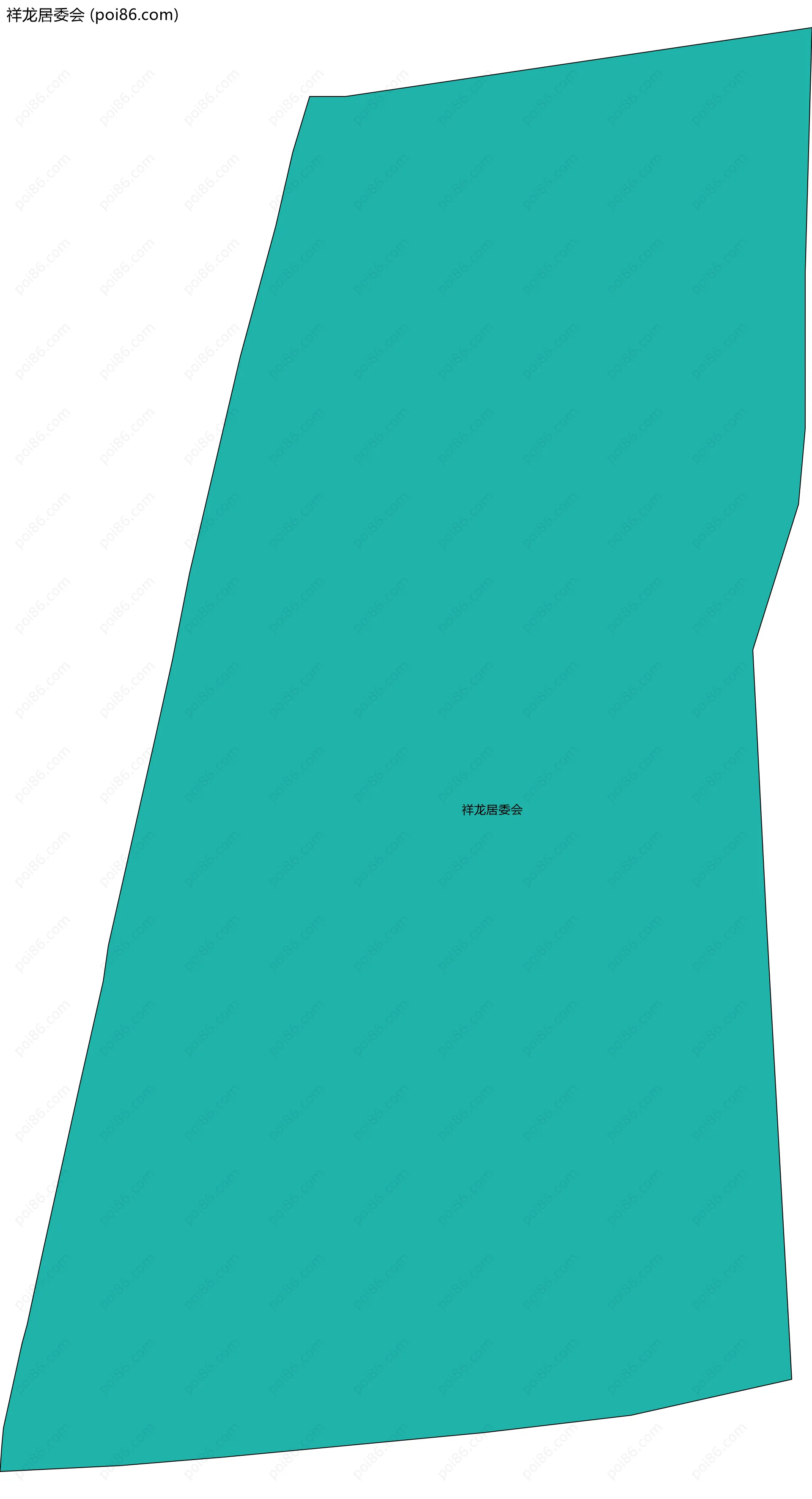 祥龙居委会边界地图