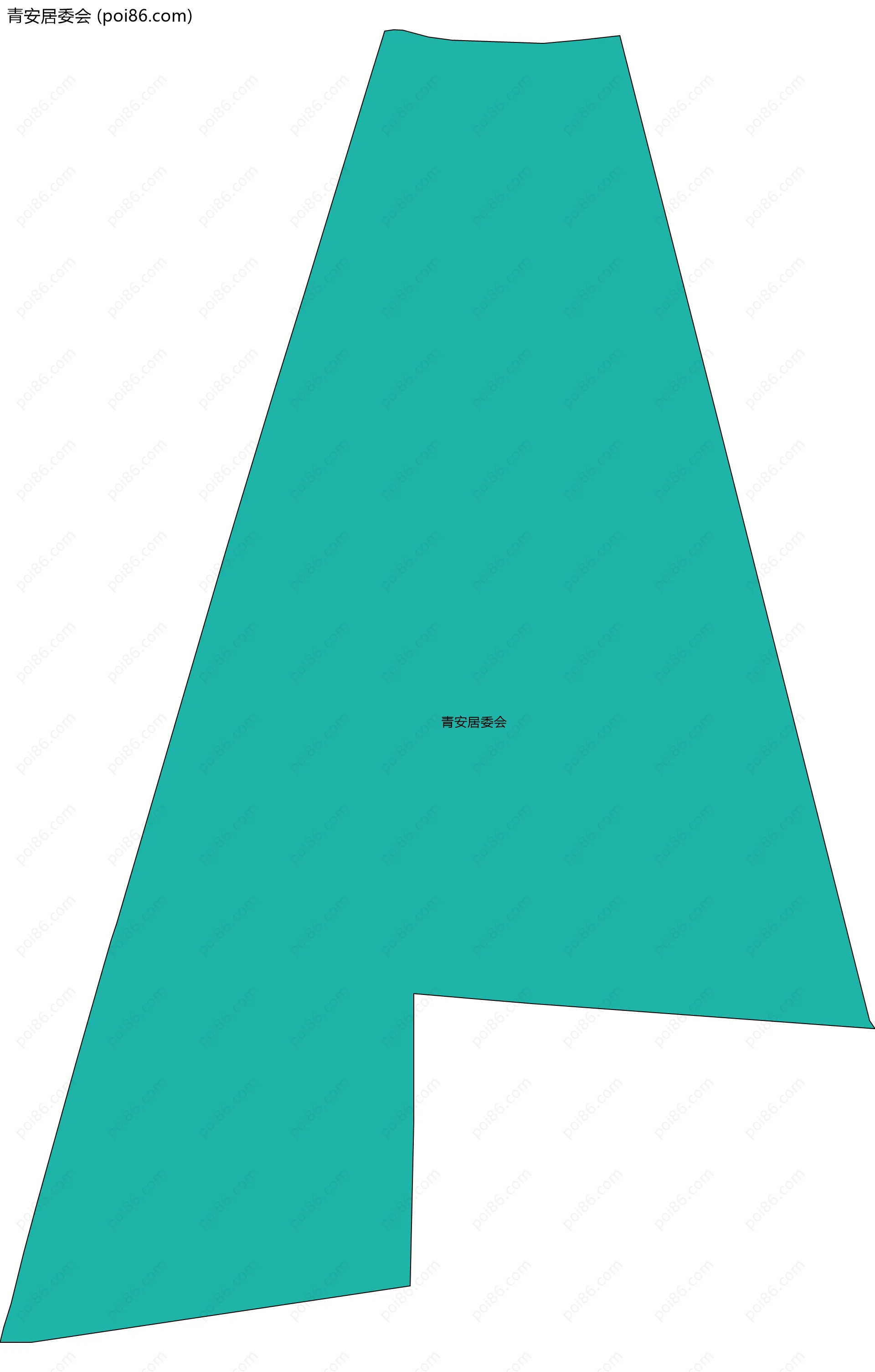 青安居委会边界地图