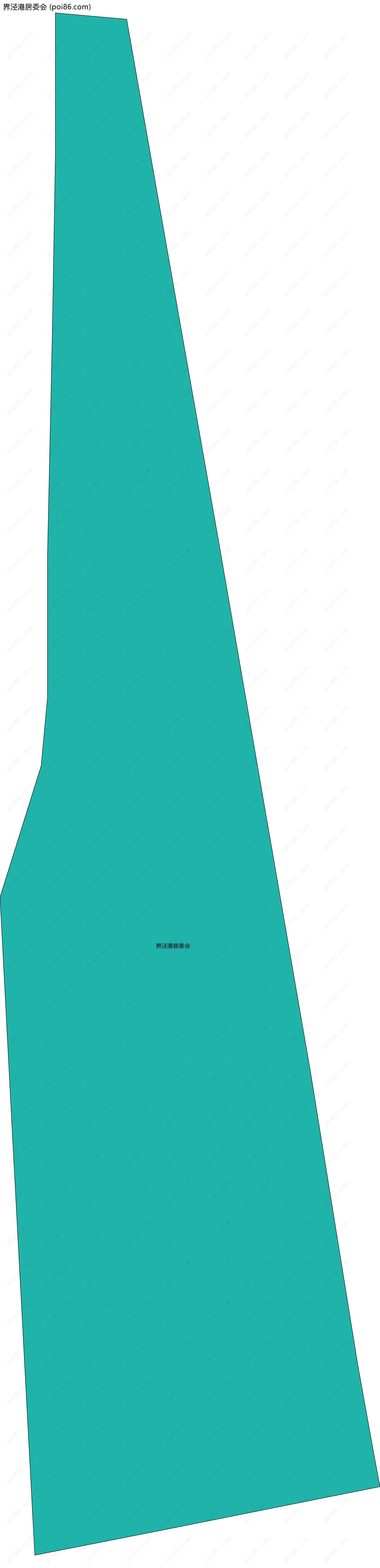 界泾港居委会边界地图