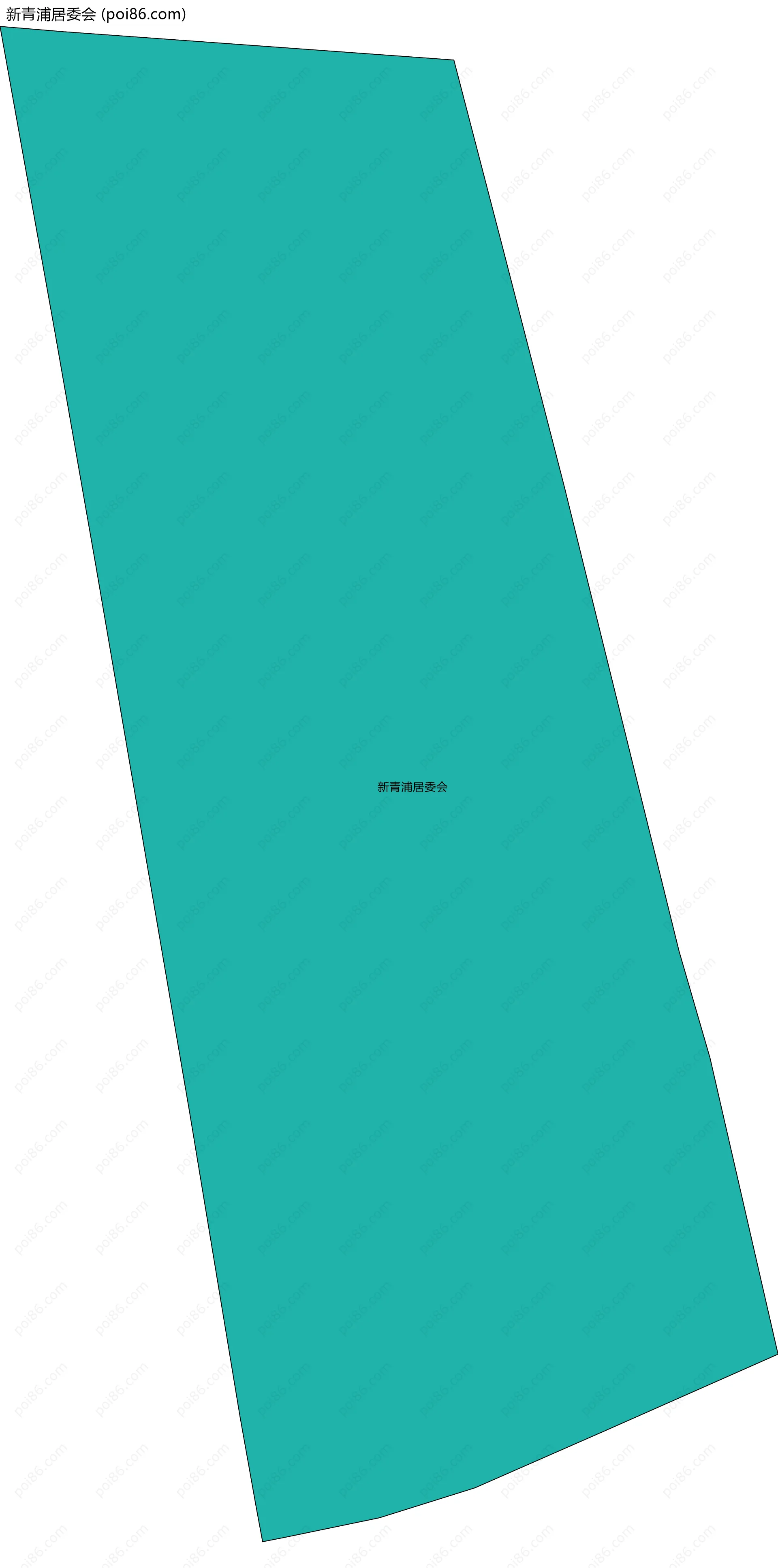 新青浦居委会边界地图