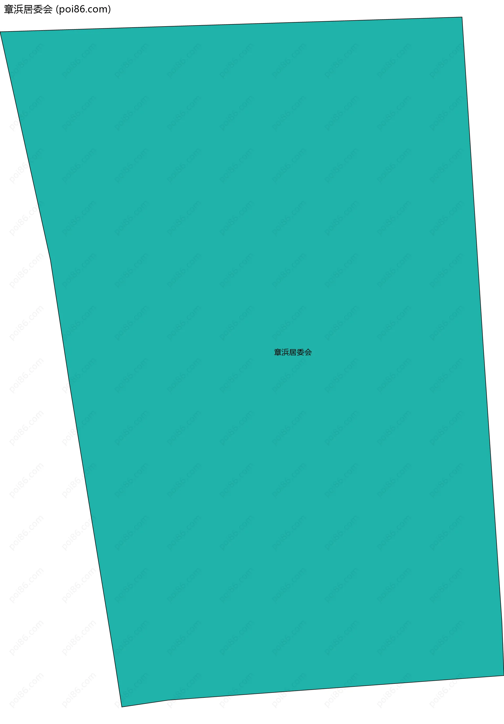 章浜居委会边界地图