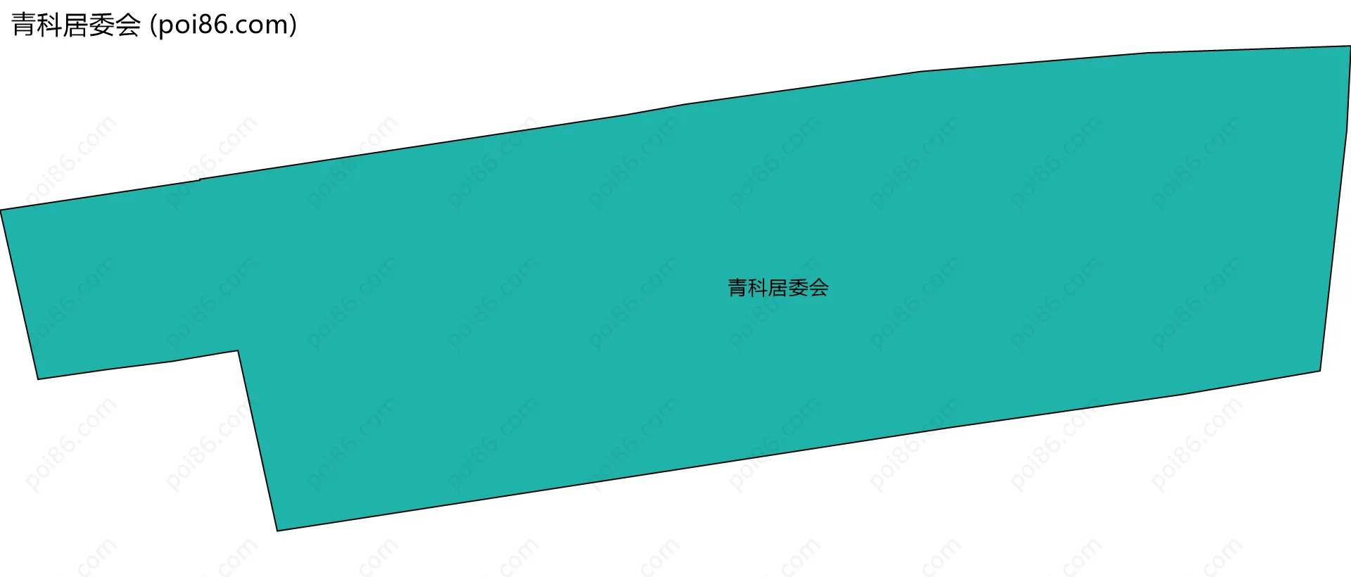 青科居委会边界地图