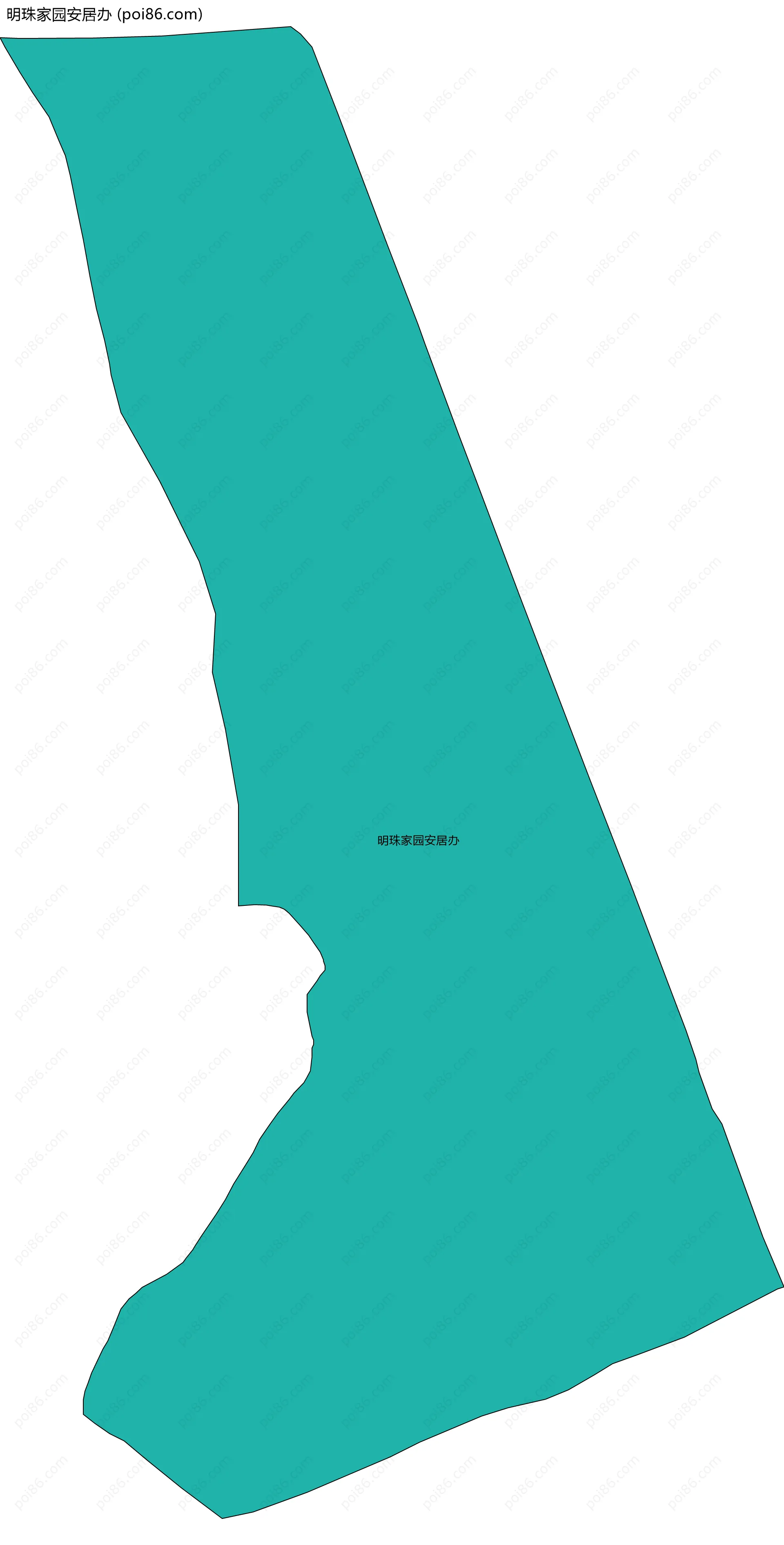 明珠家园安居办边界地图