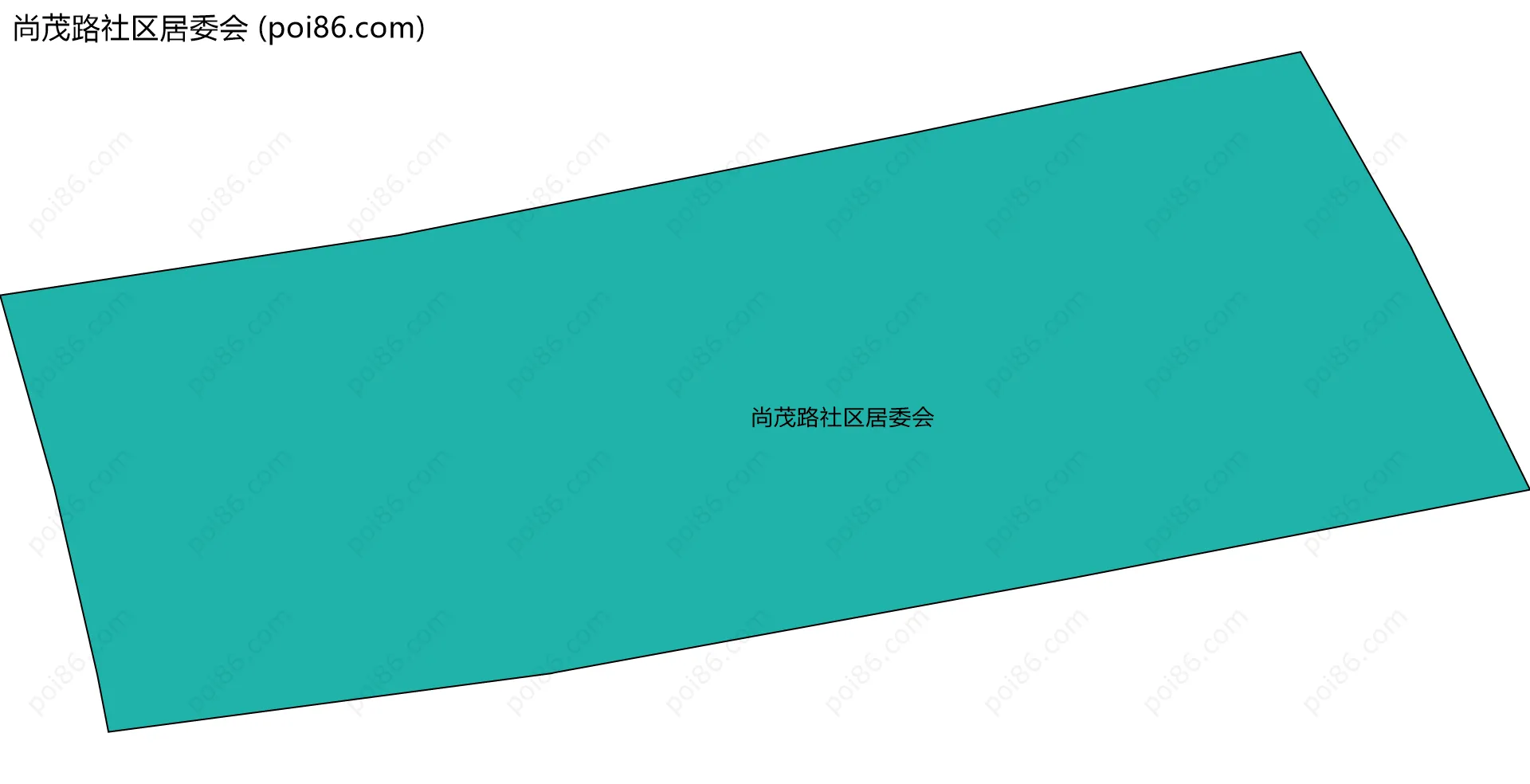 尚茂路社区居委会边界地图
