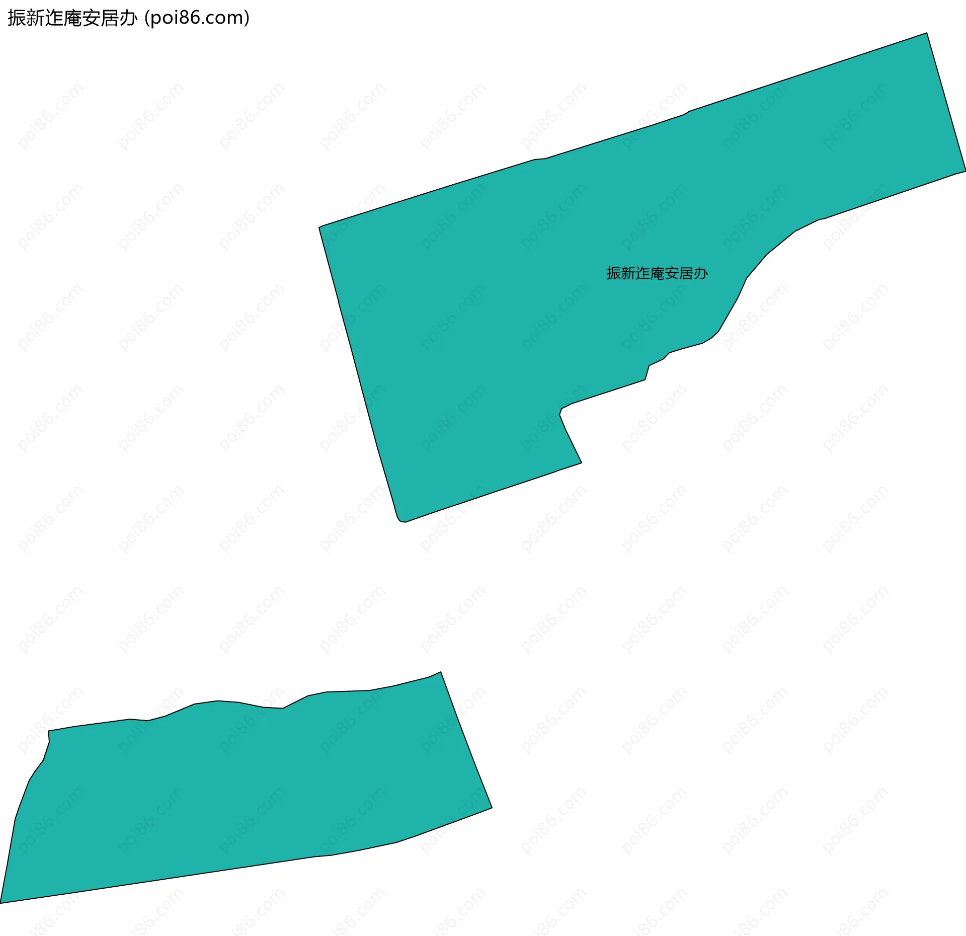 振新迮庵安居办边界地图