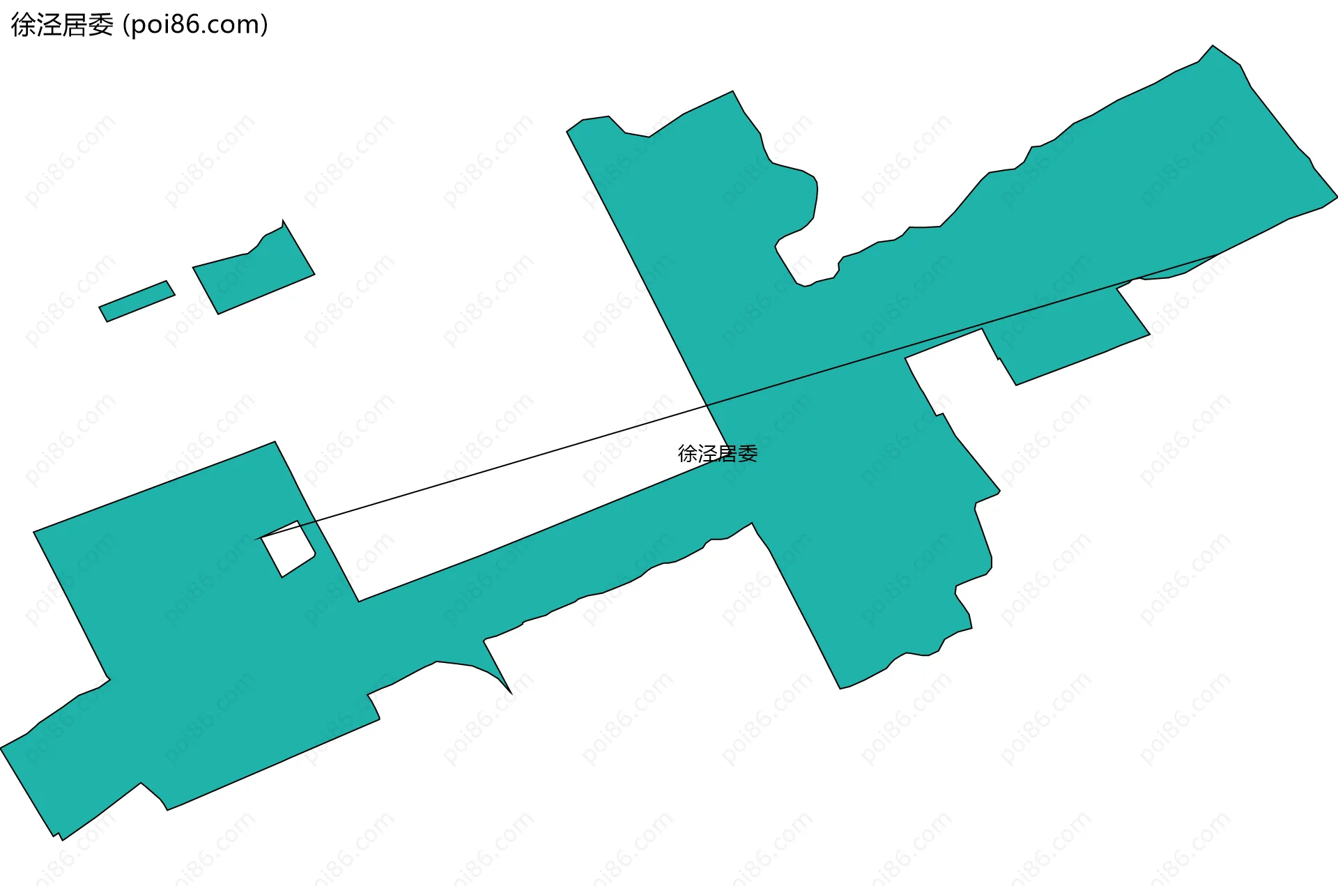 徐泾居委边界地图