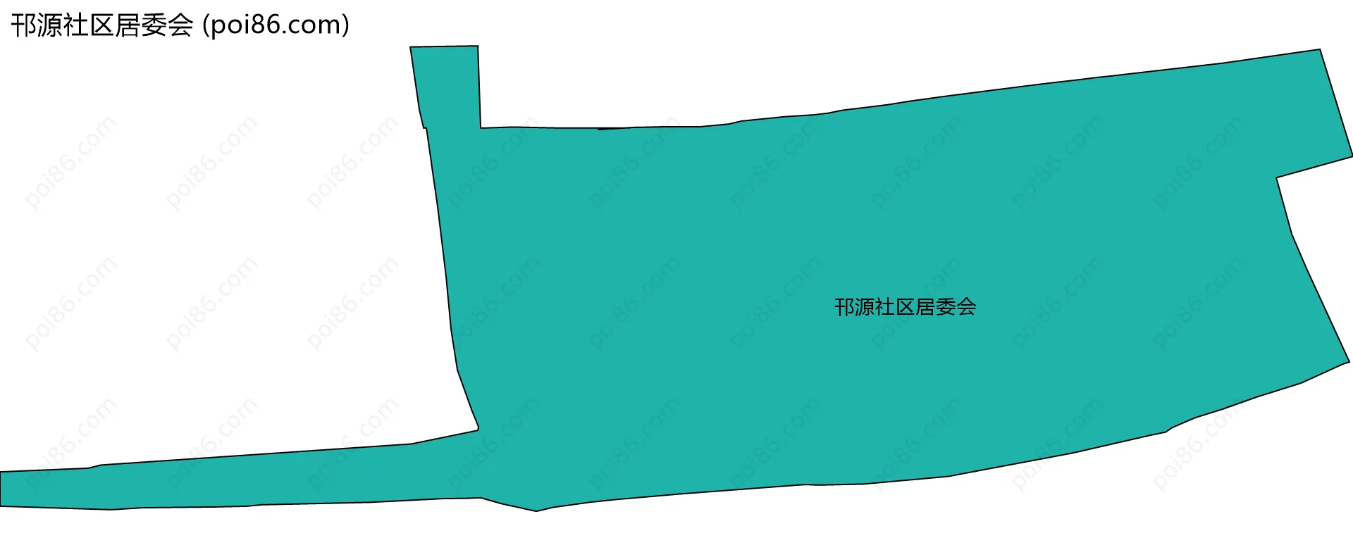 邗源社区居委会边界地图