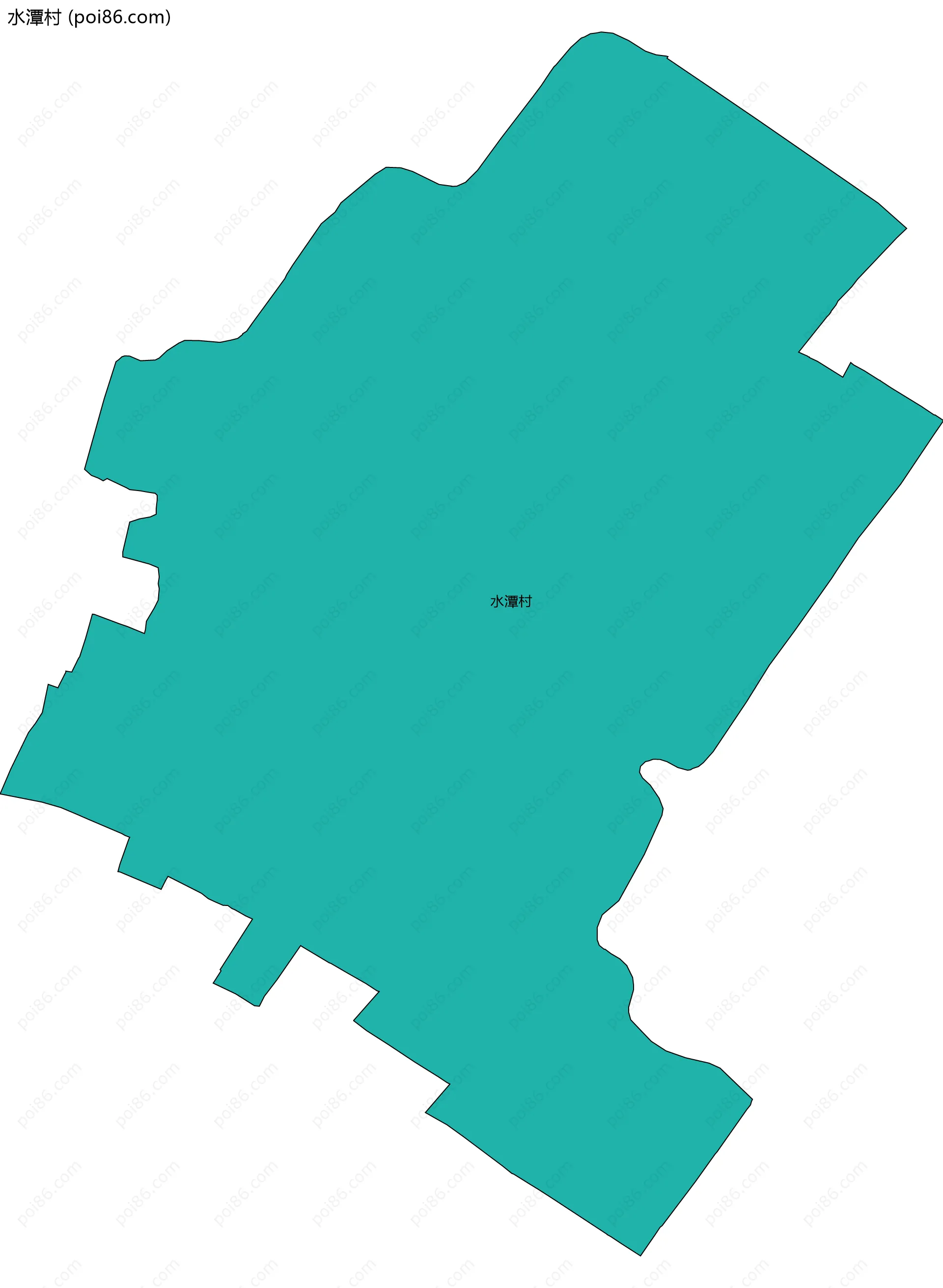 水潭村边界地图