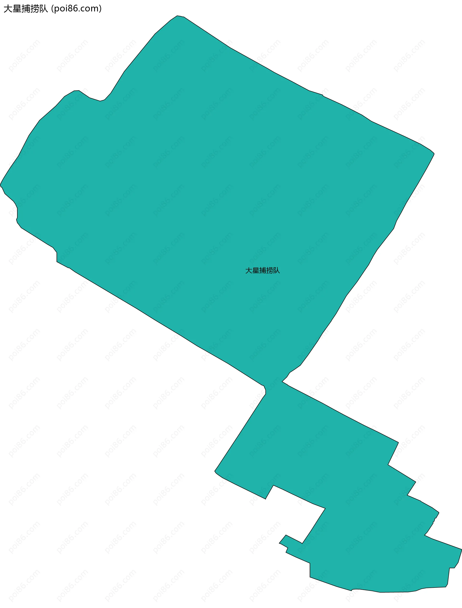 大星捕捞队边界地图