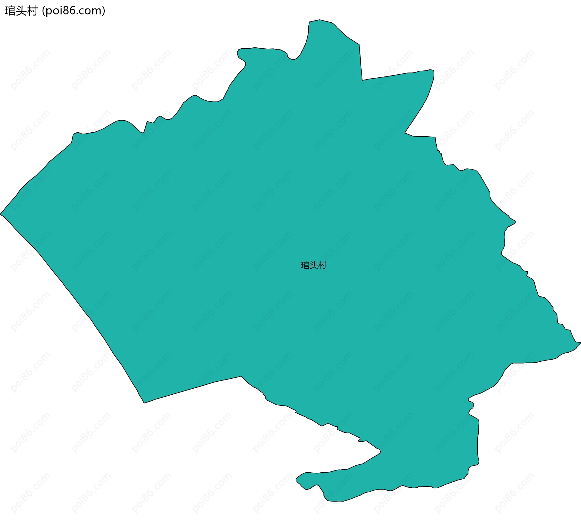 琯头村边界地图