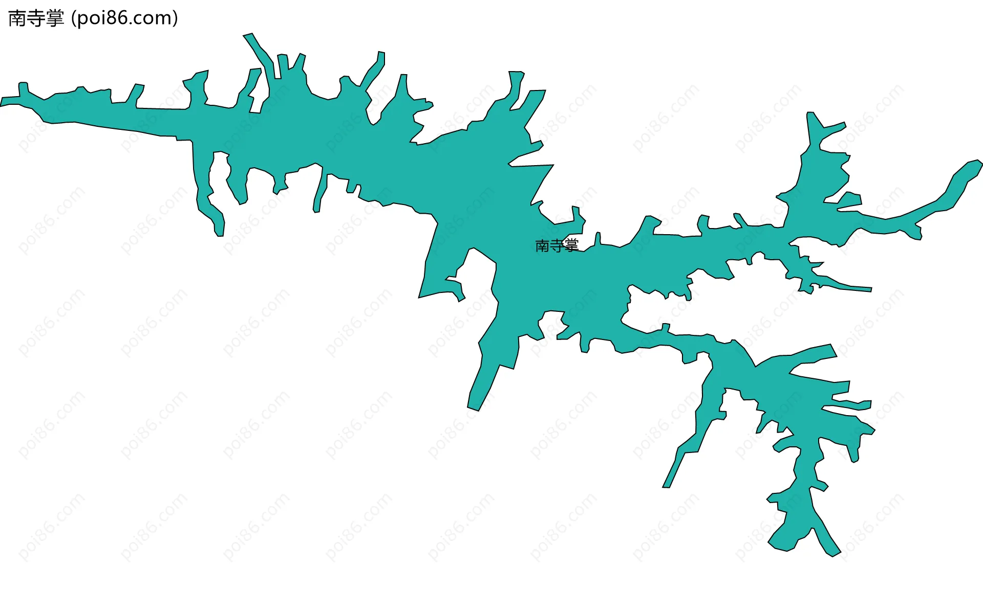 南寺掌边界地图