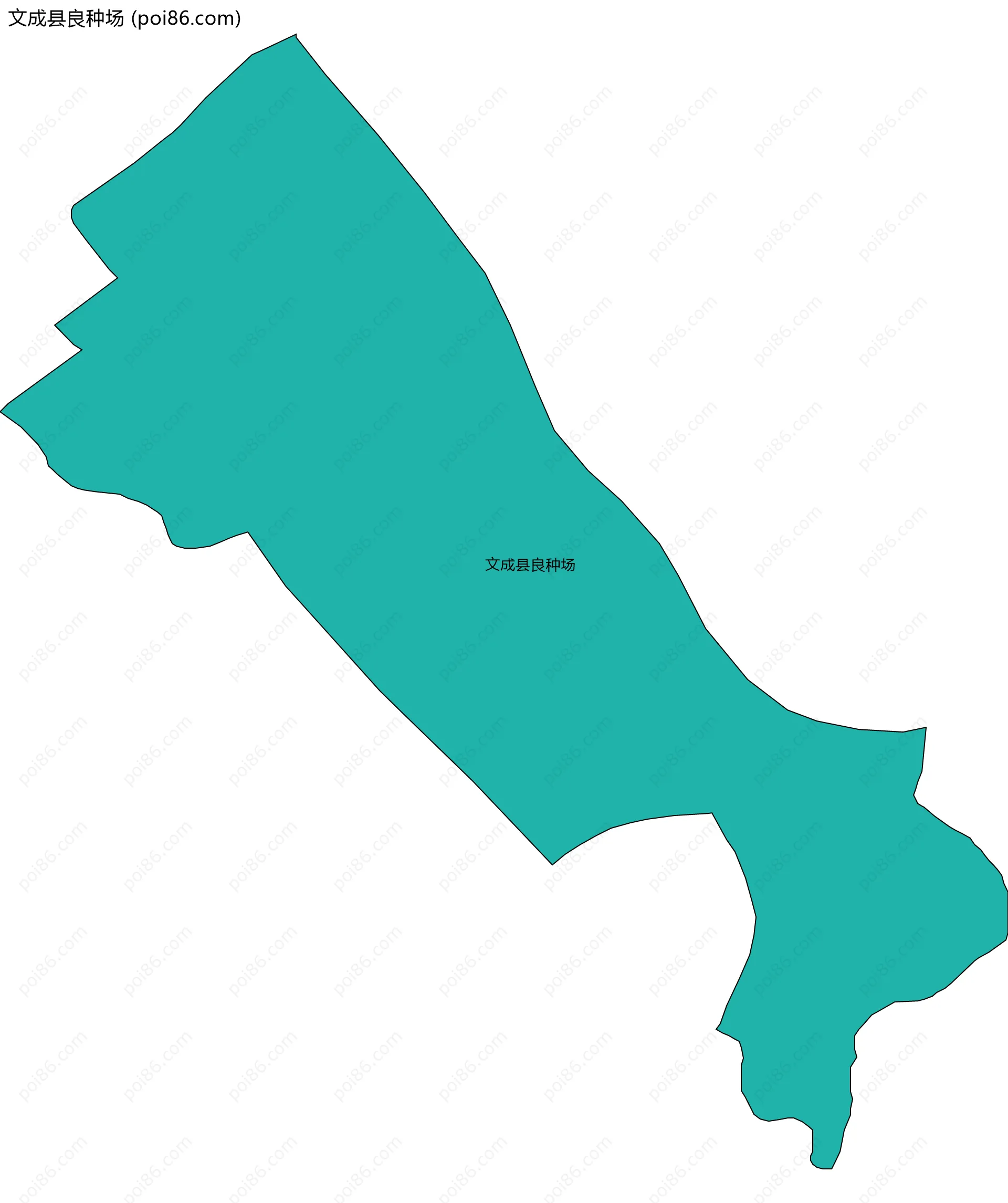 文成县良种场边界地图