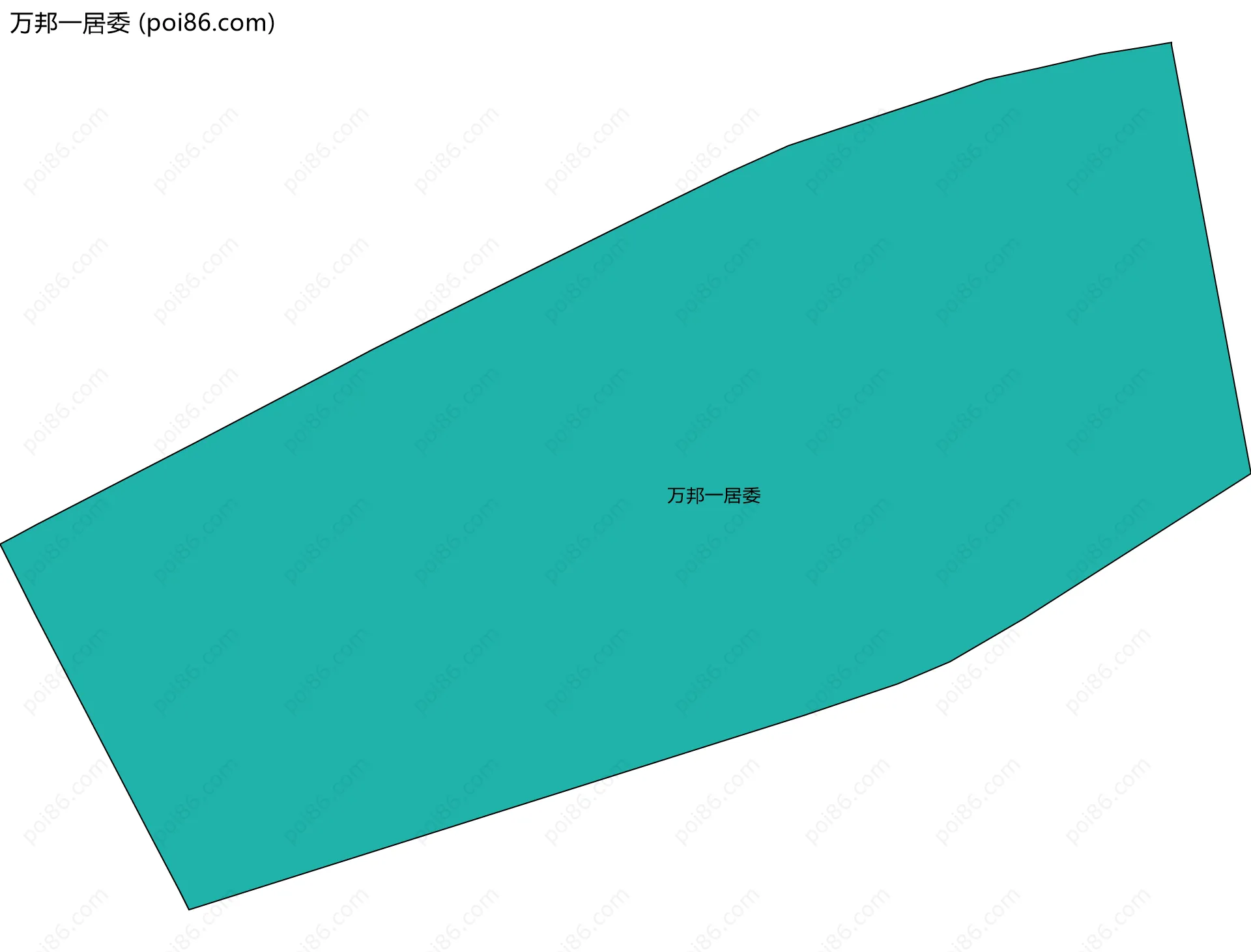 万邦一居委边界地图