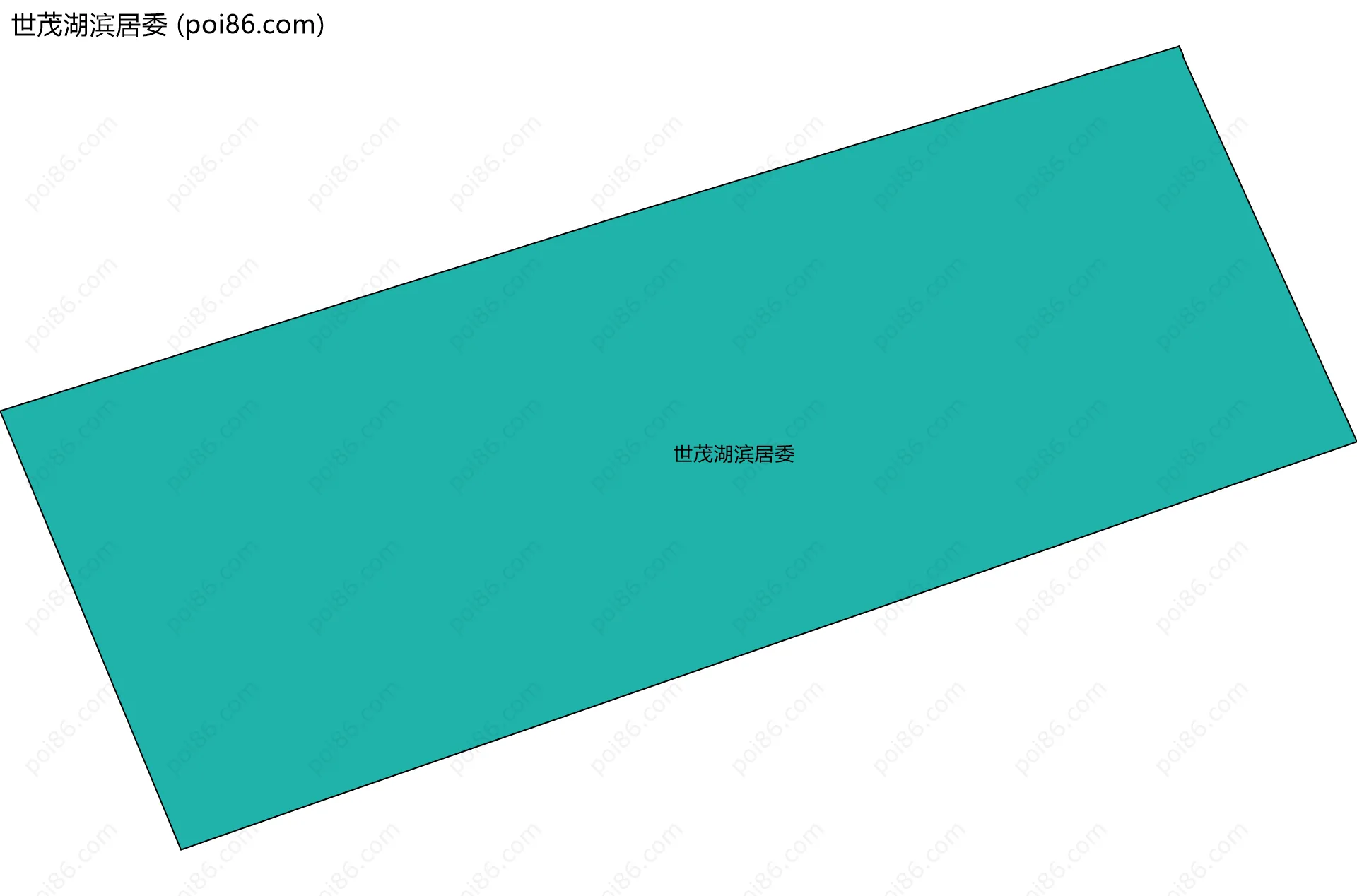 世茂湖滨居委边界地图