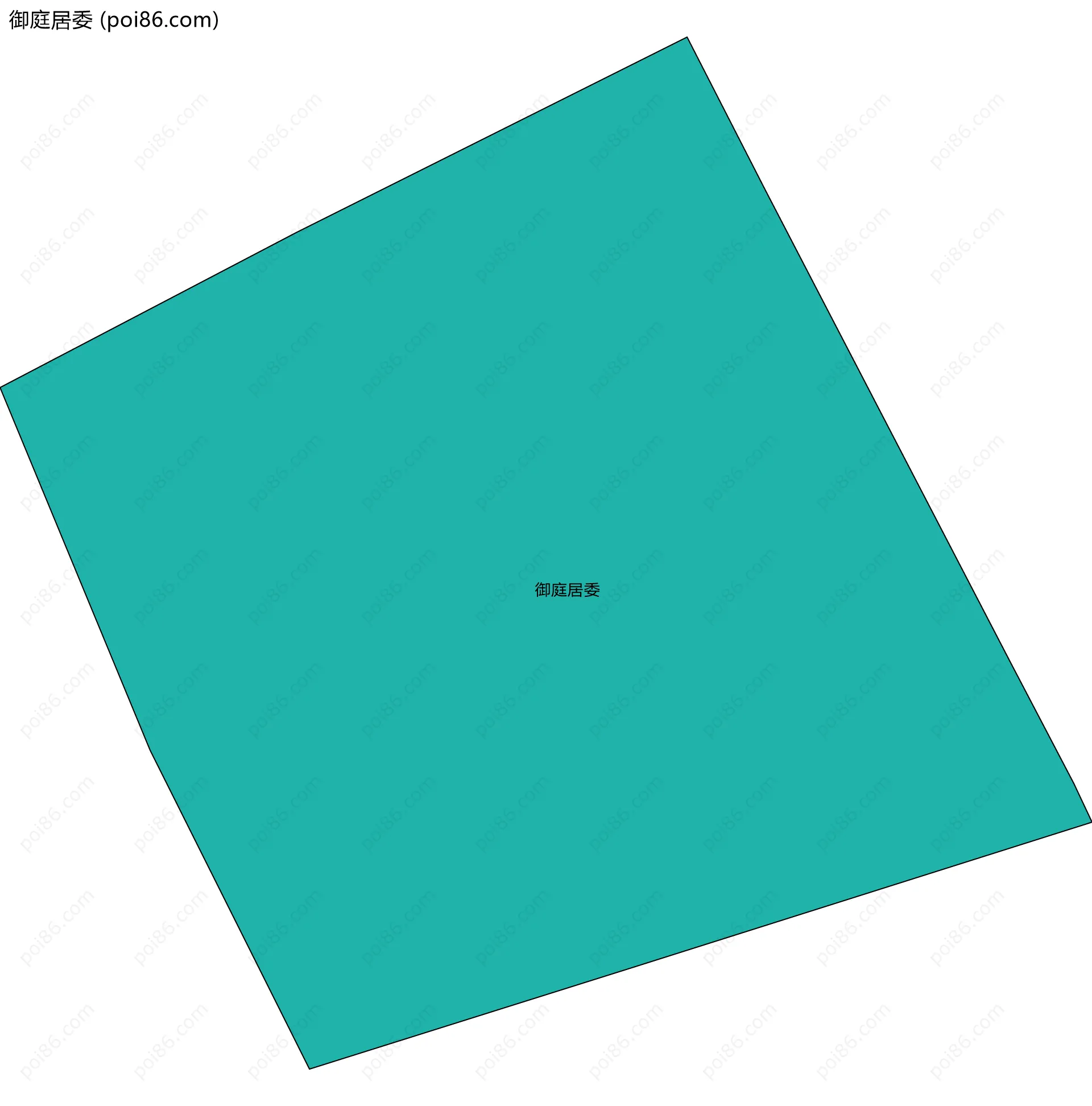 御庭居委边界地图