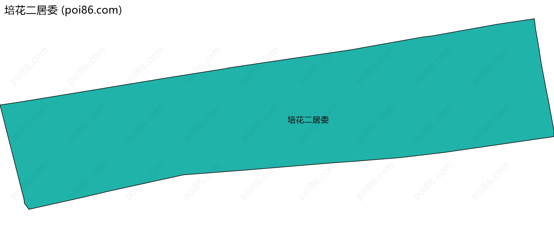 培花二居委边界地图
