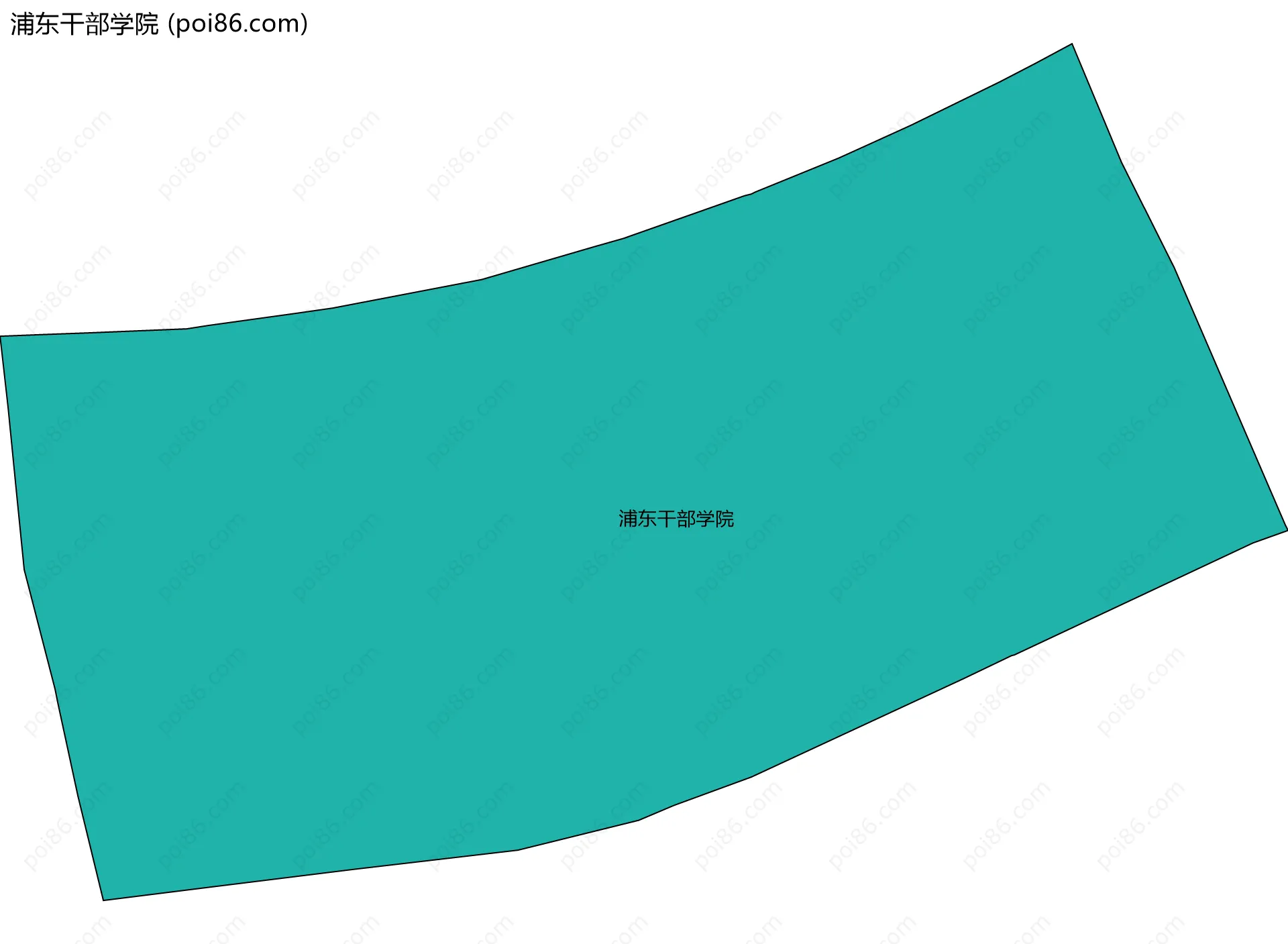 浦东干部学院边界地图