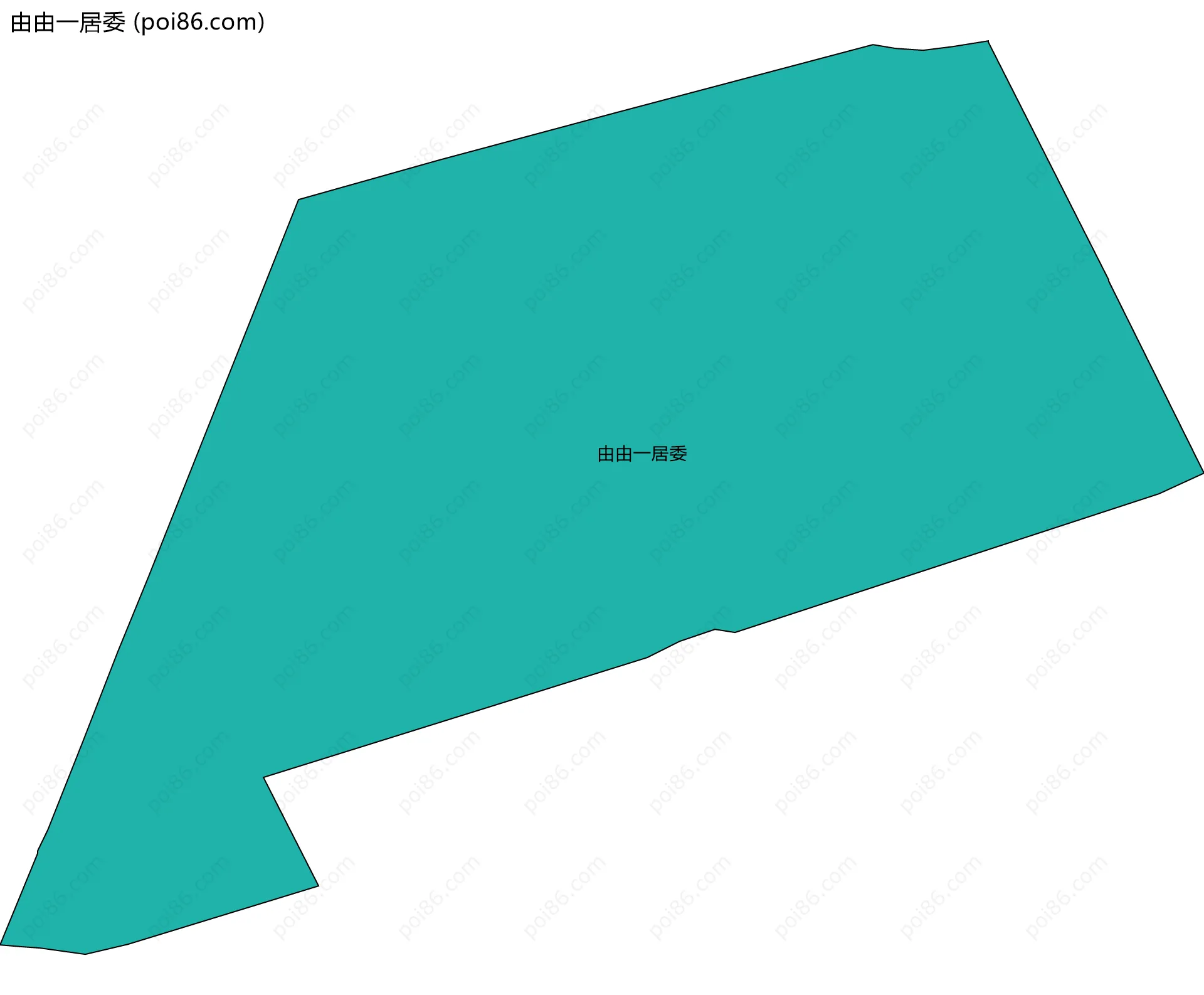 由由一居委边界地图