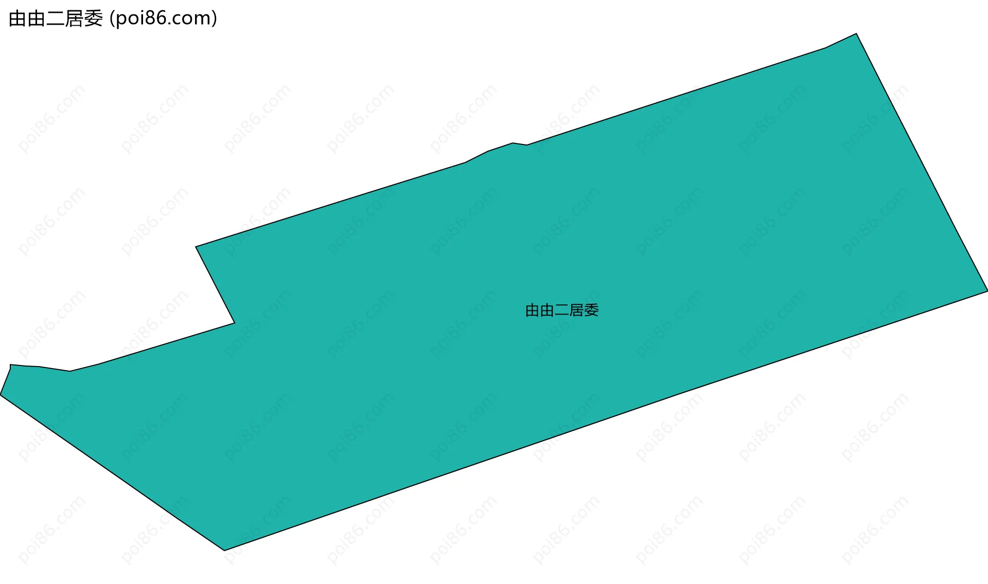 由由二居委边界地图