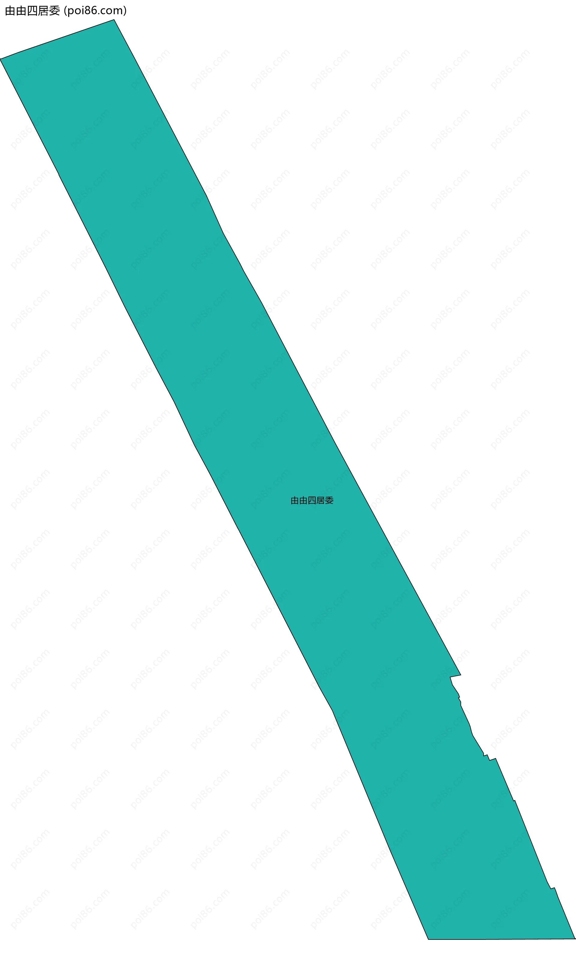 由由四居委边界地图