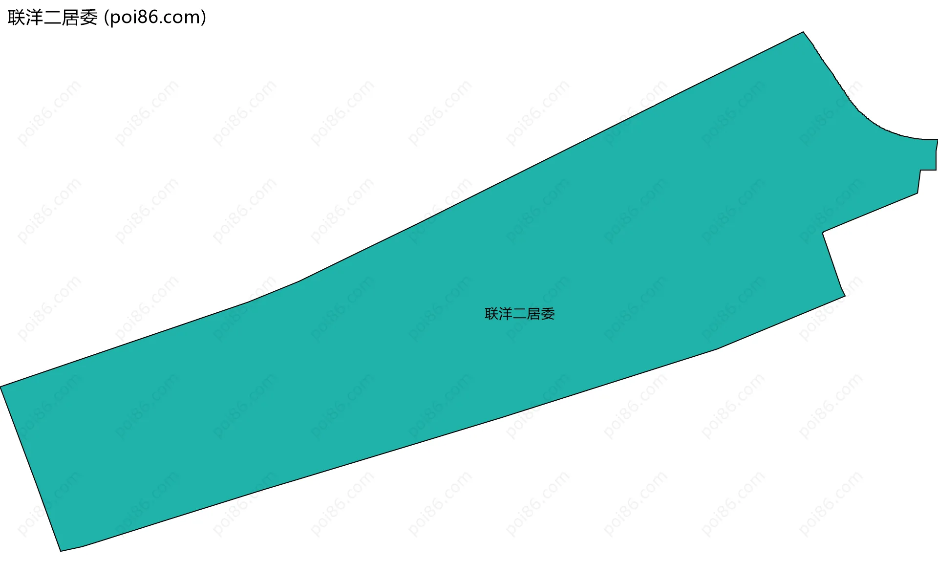 联洋二居委边界地图