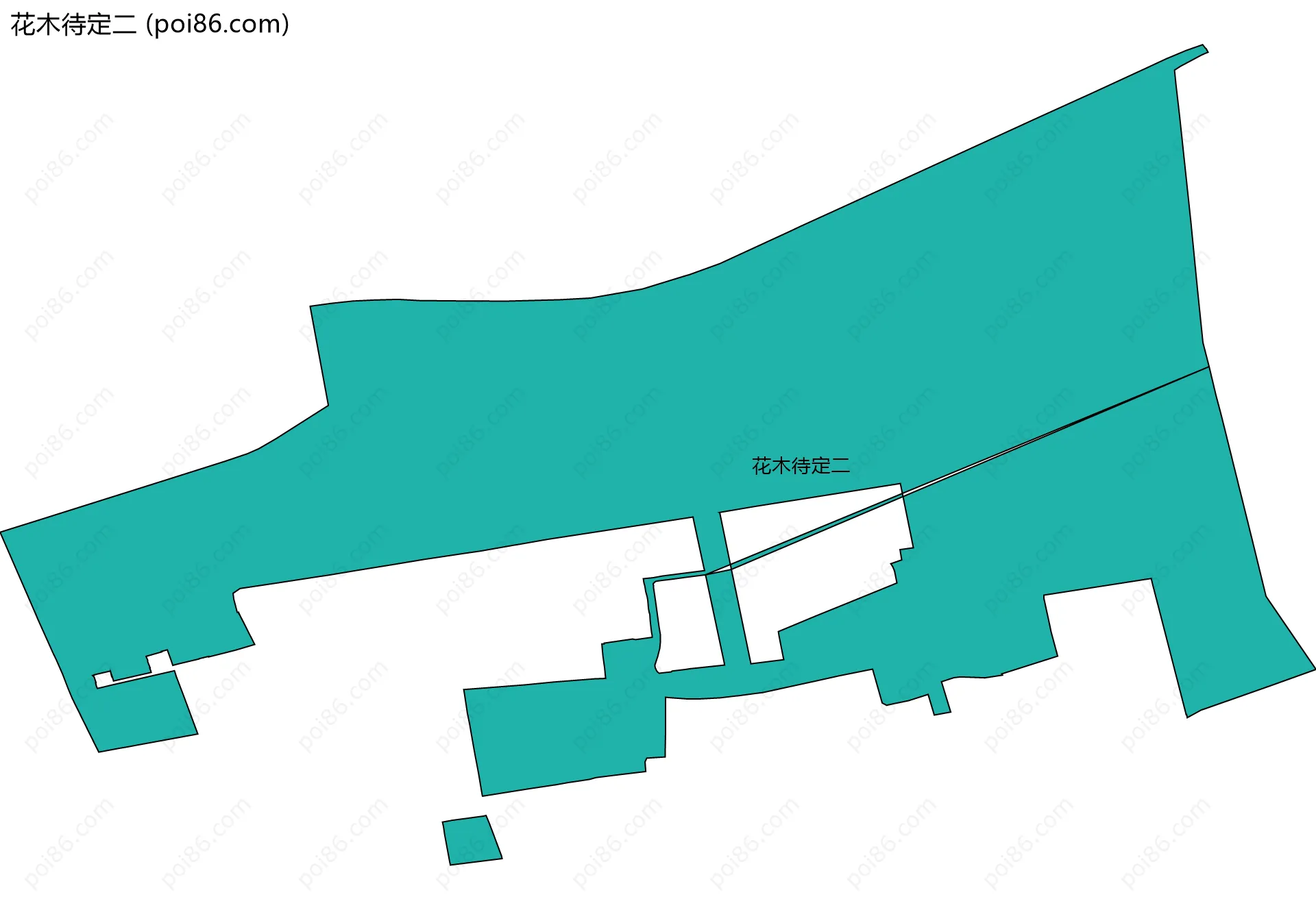 花木待定二边界地图