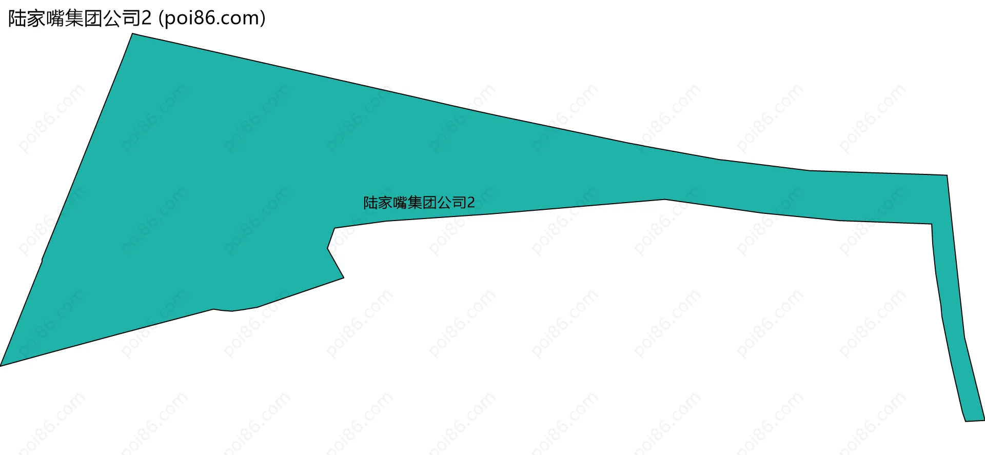 陆家嘴集团公司2边界地图