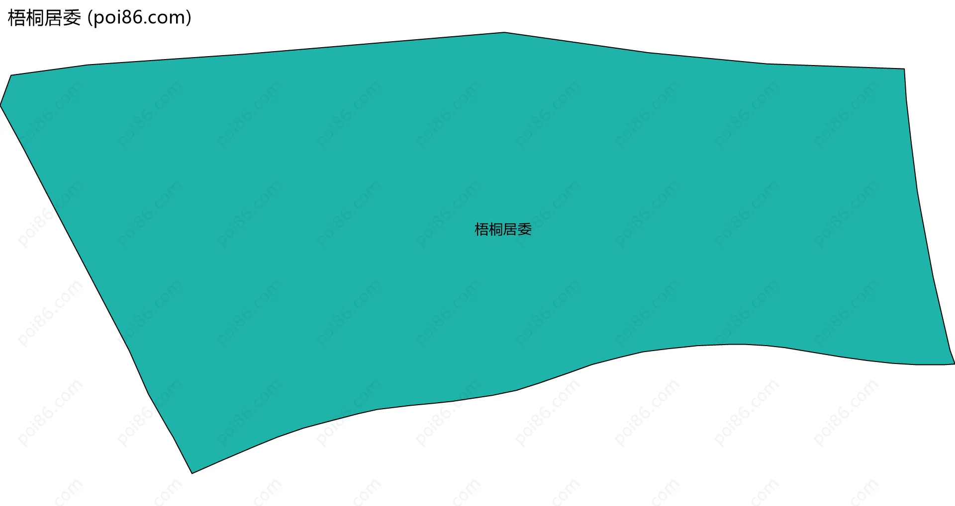 梧桐居委边界地图