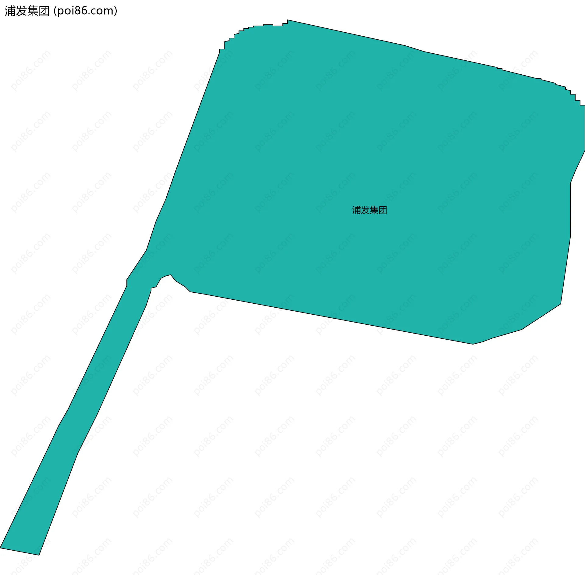 浦发集团边界地图