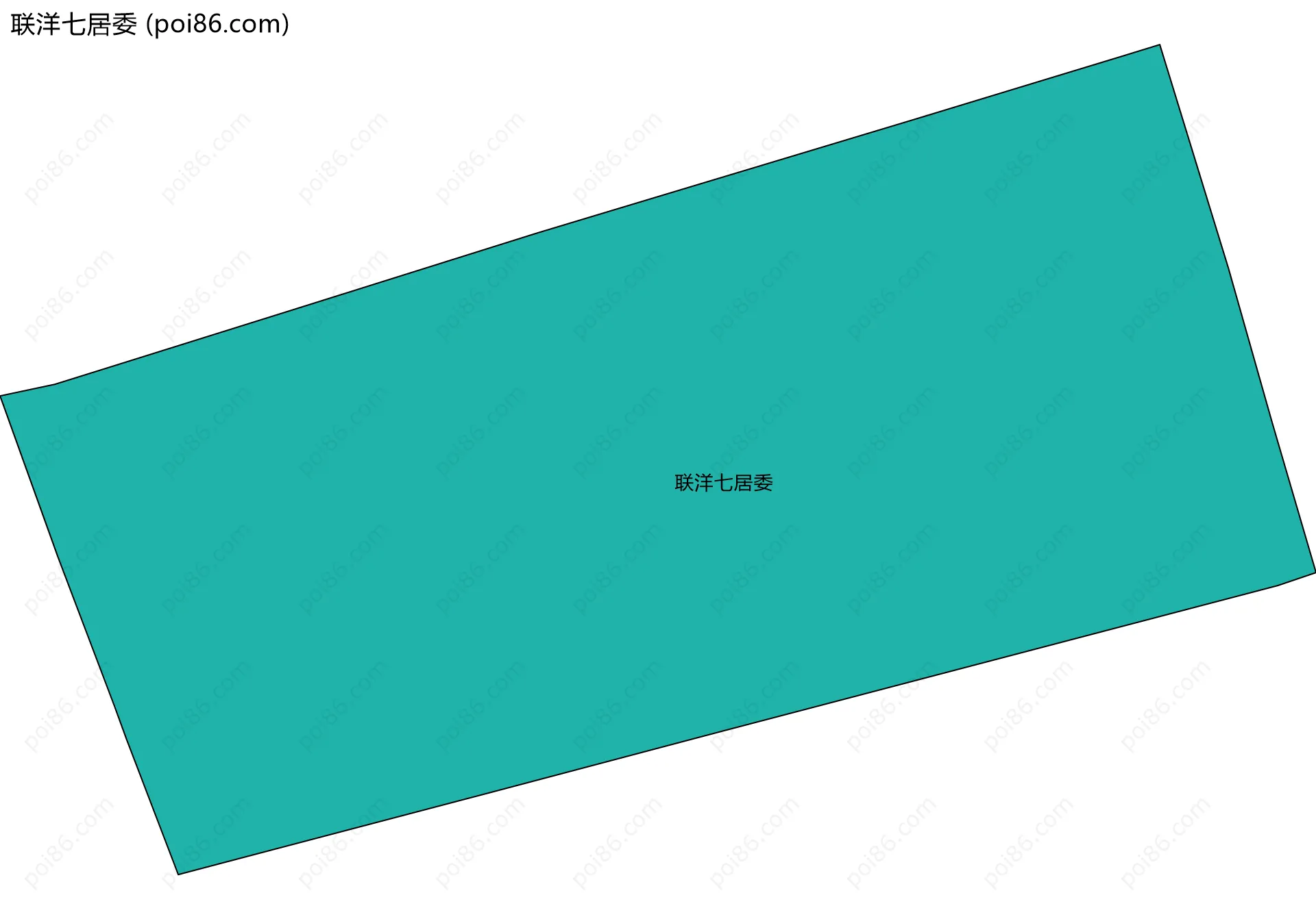 联洋七居委边界地图