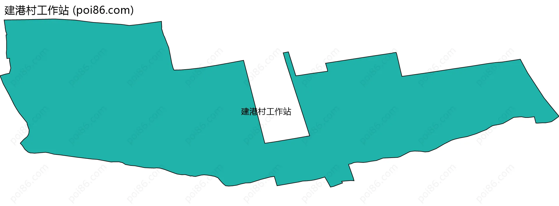 建港村工作站边界地图