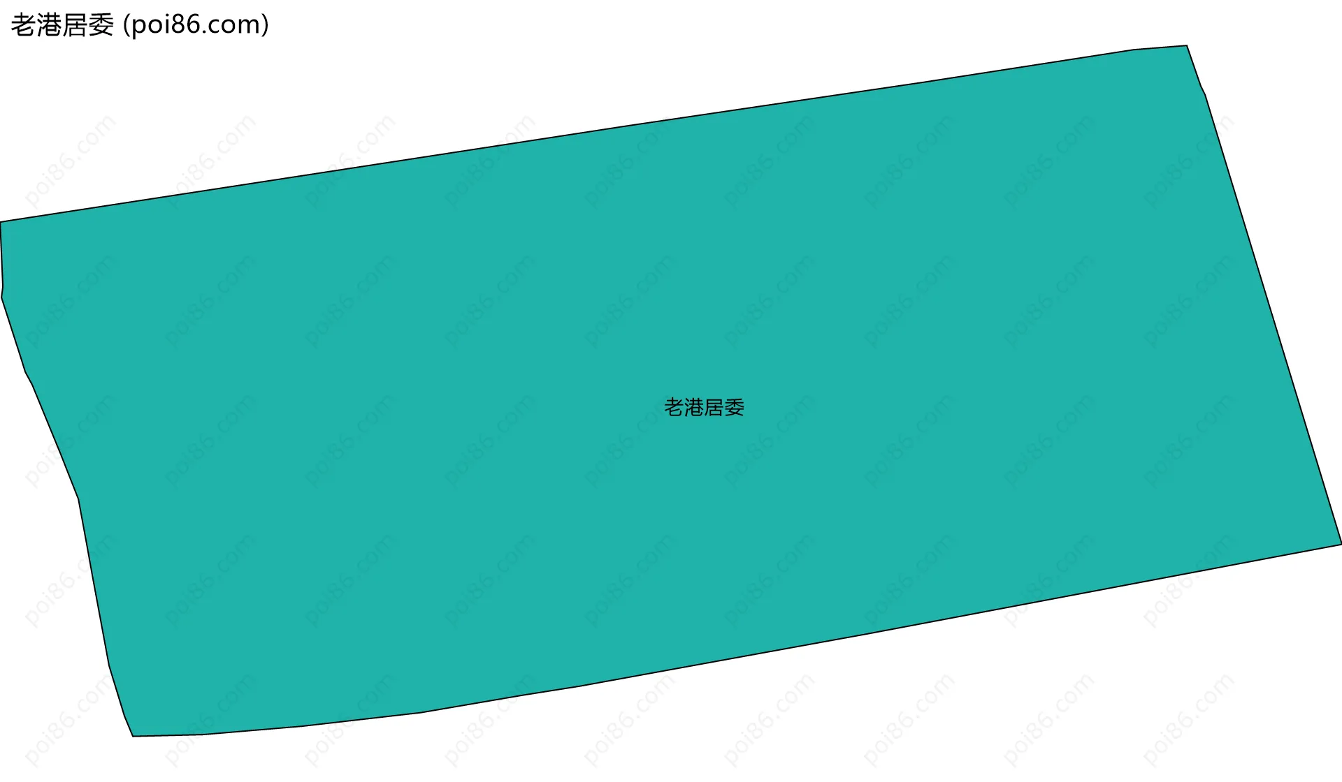 老港居委边界地图