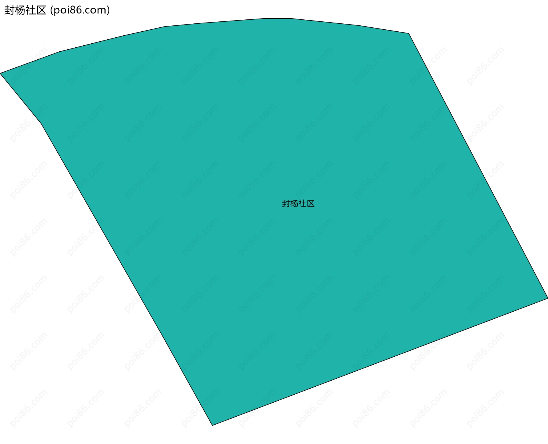 封杨社区边界地图