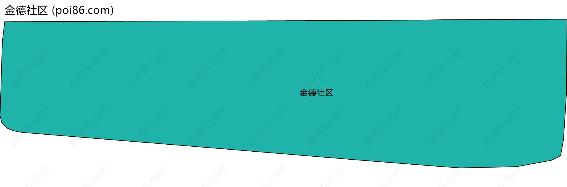 金德社区边界地图