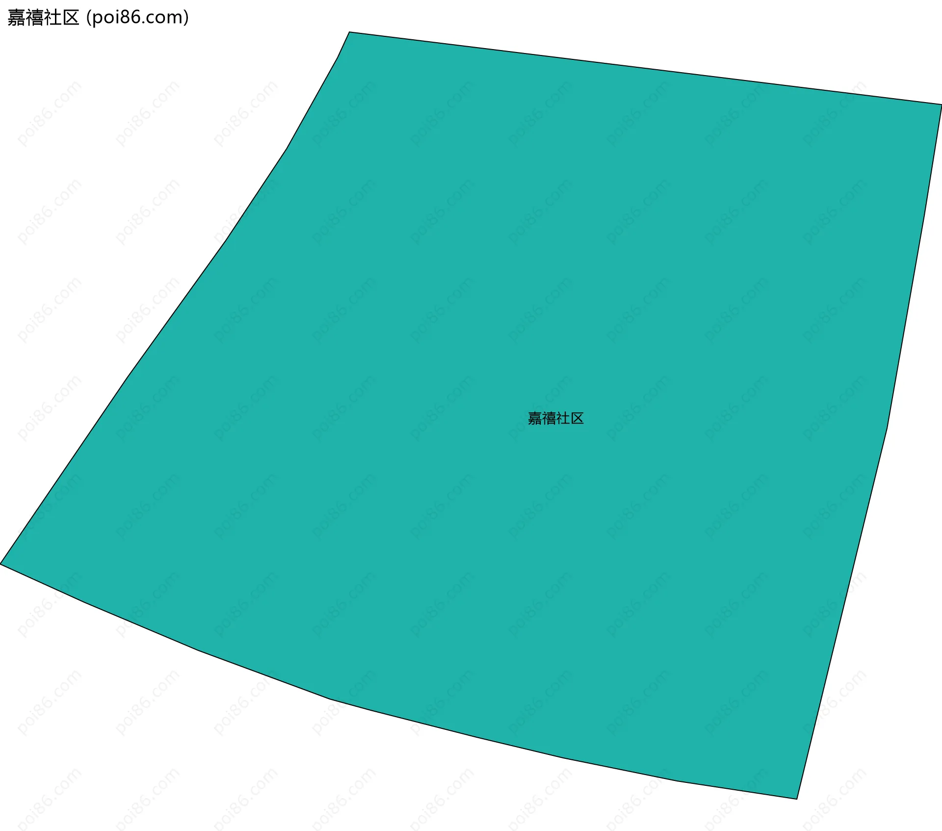 嘉禧社区边界地图