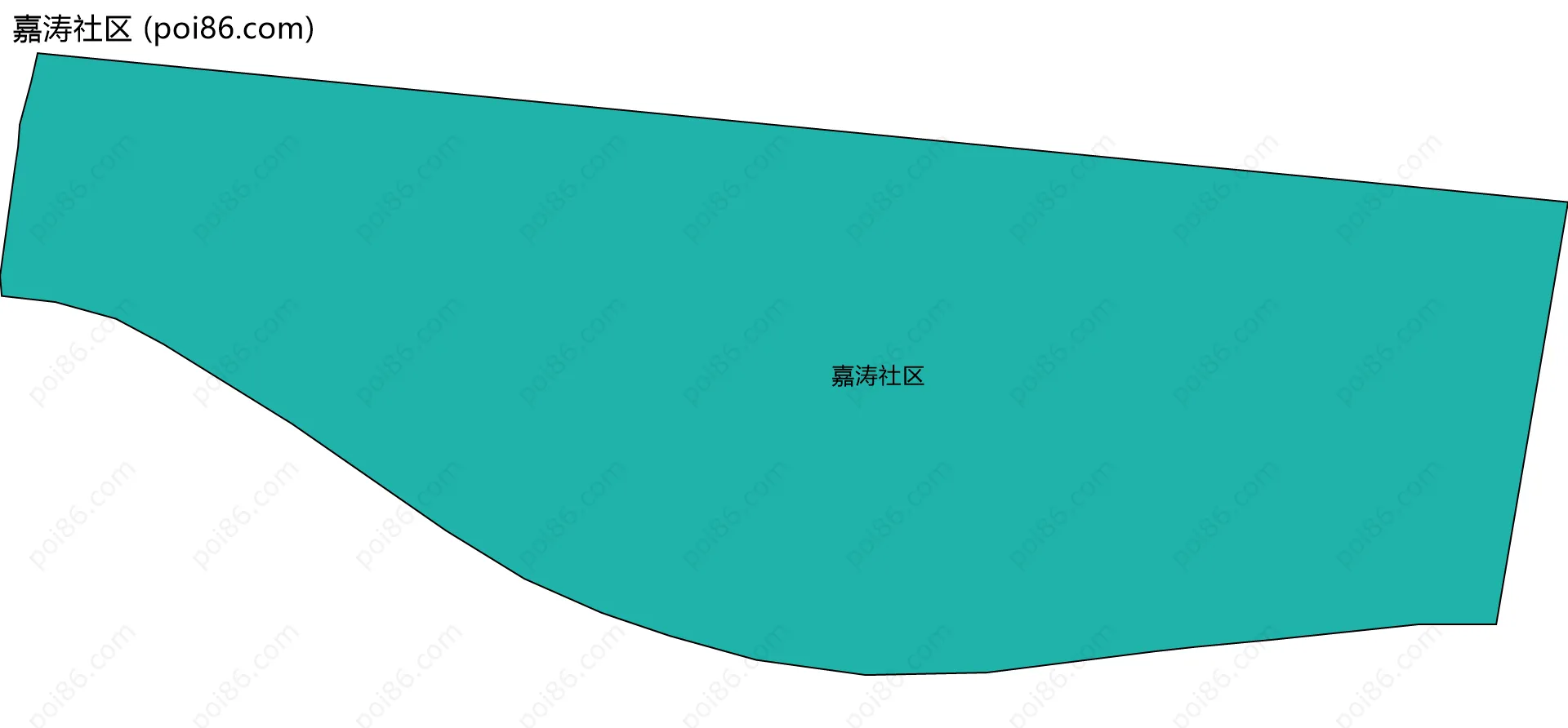 嘉涛社区边界地图