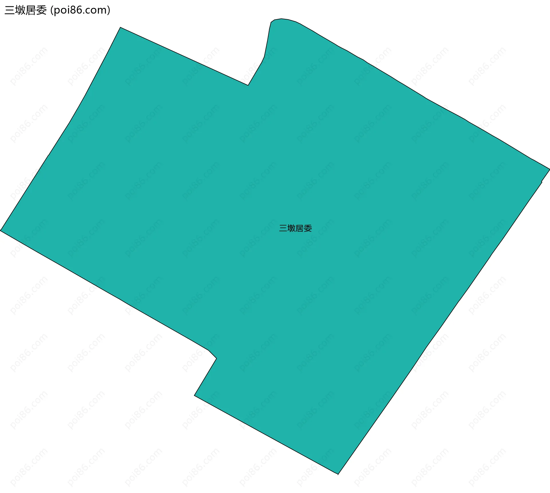 三墩居委边界地图