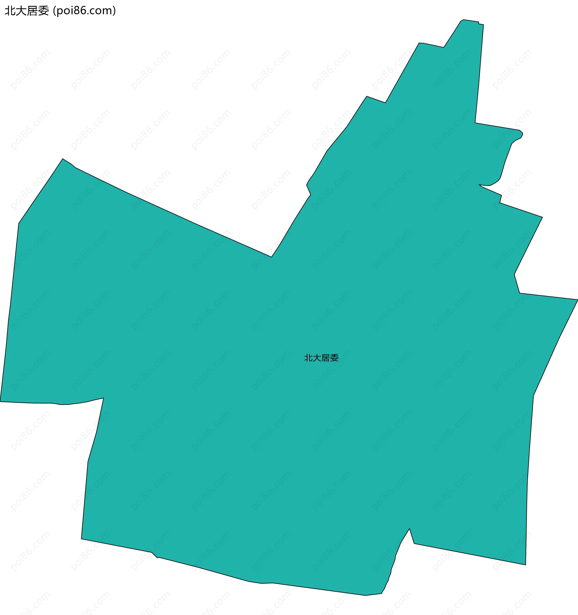 北大居委边界地图