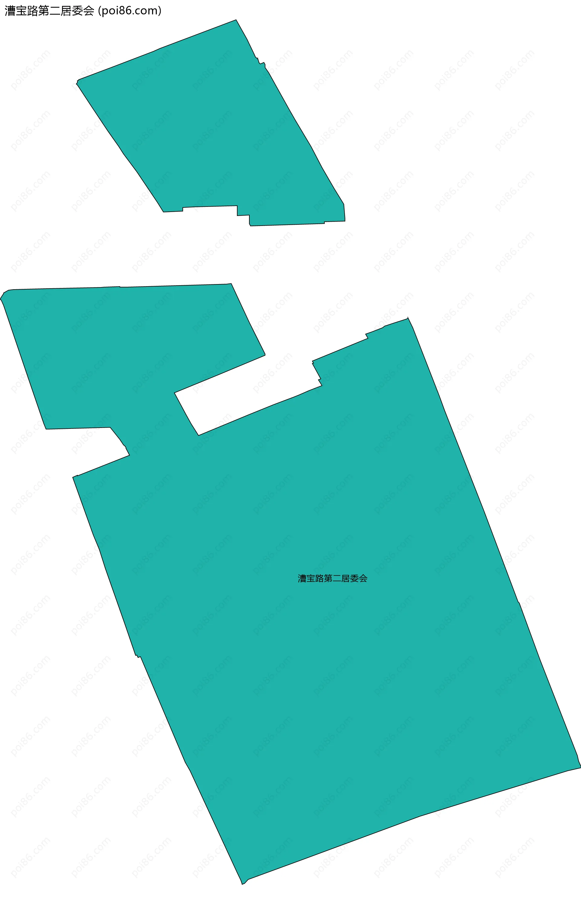 漕宝路第二居委会边界地图