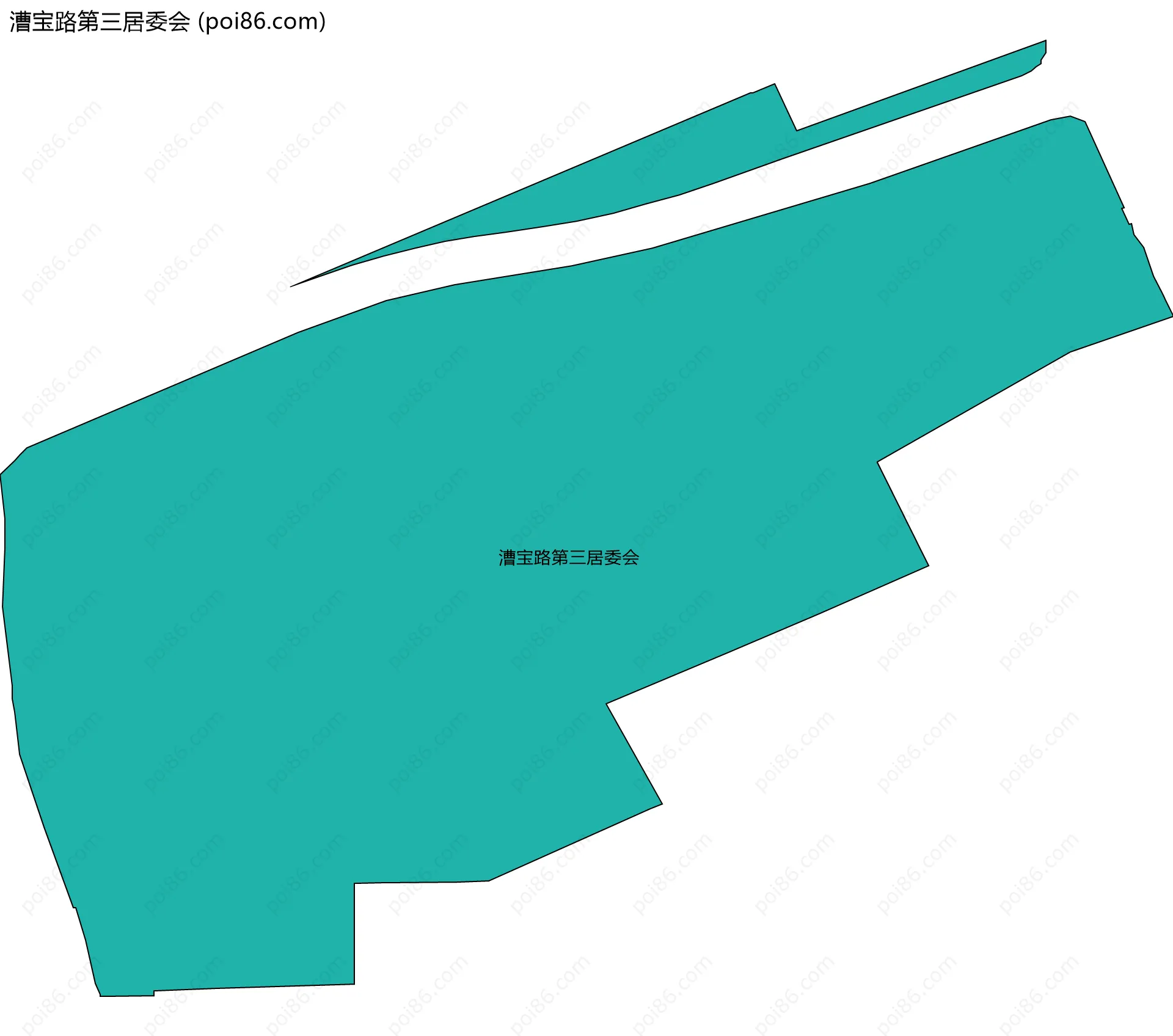 漕宝路第三居委会边界地图