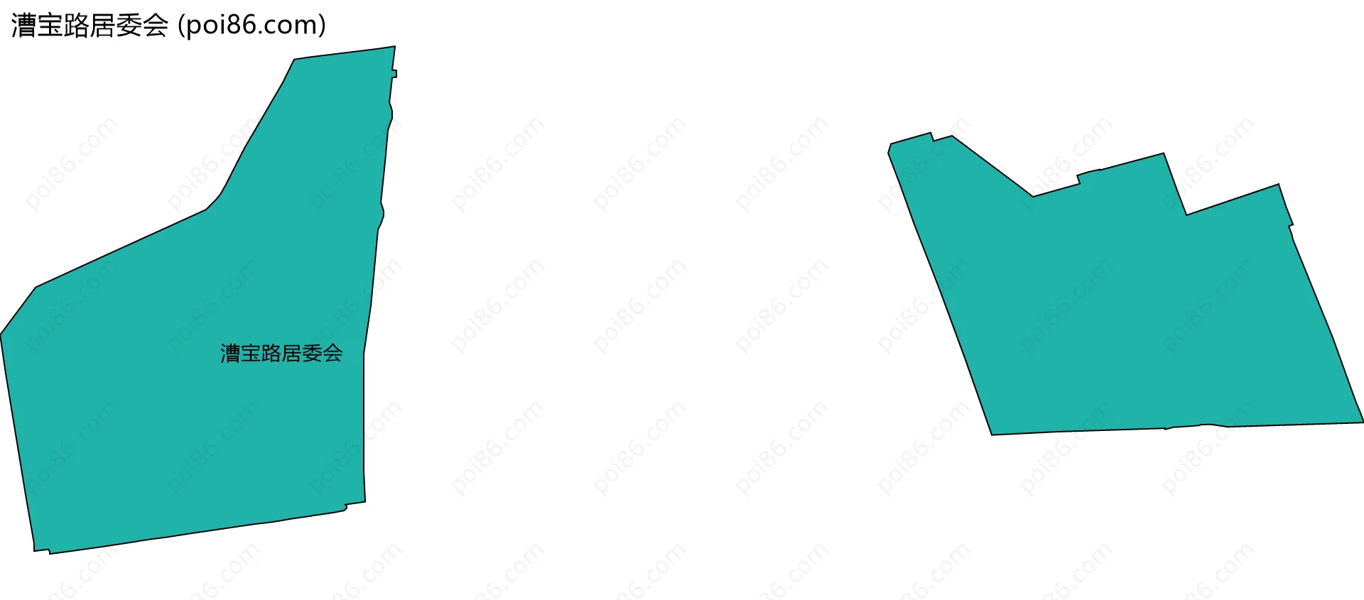 漕宝路居委会边界地图