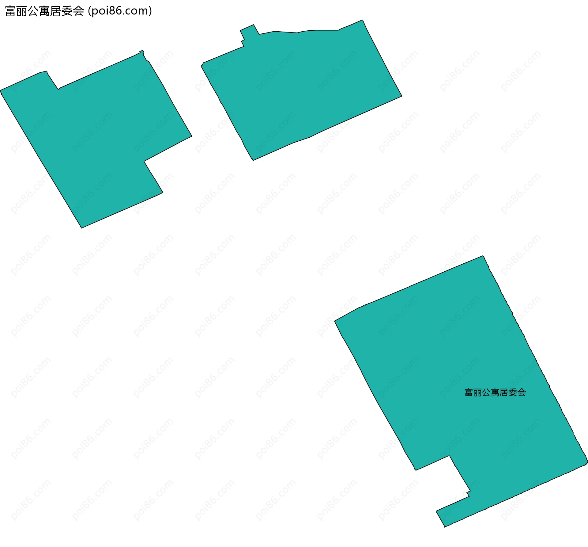 富丽公寓居委会边界地图