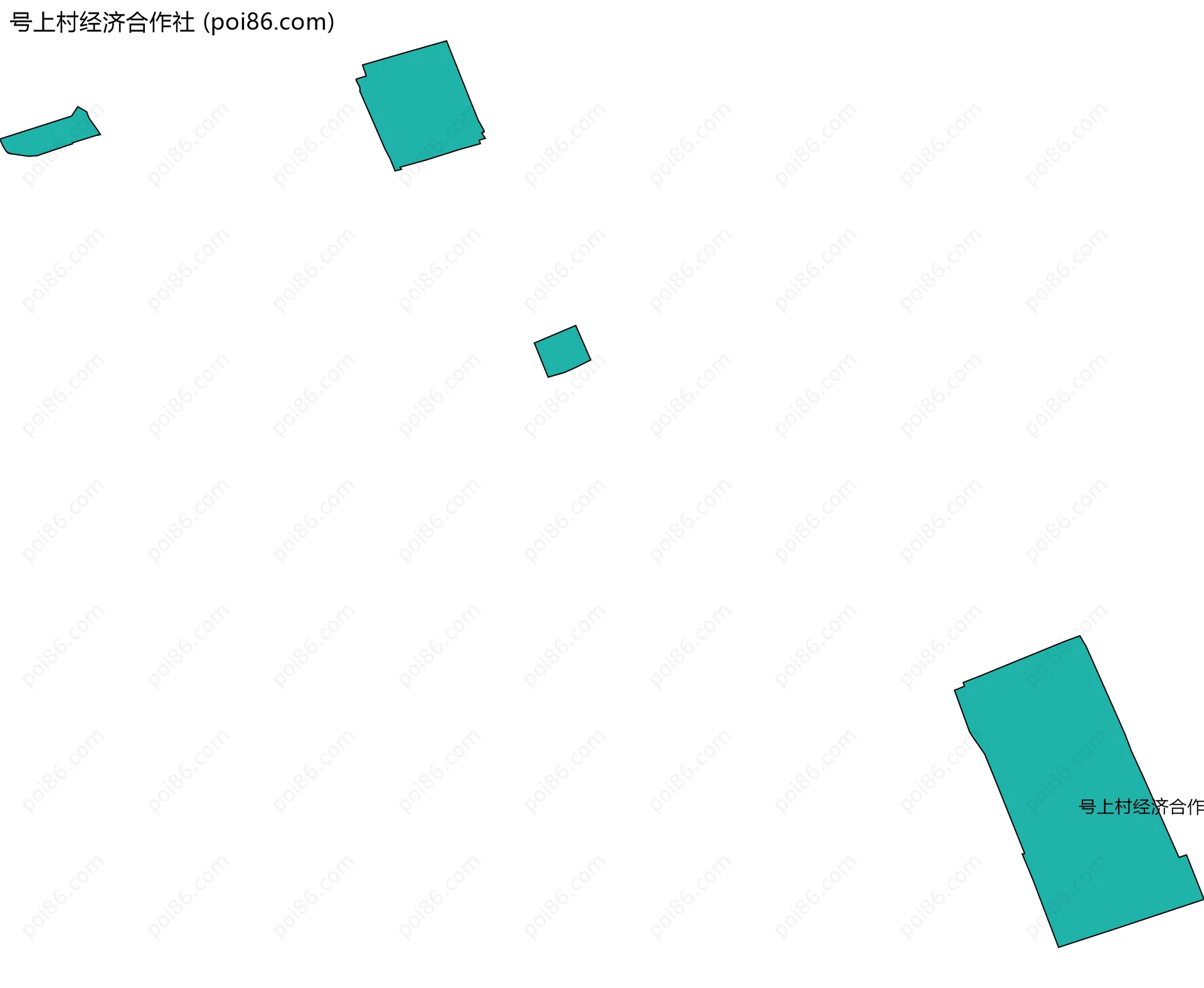号上村经济合作社边界地图