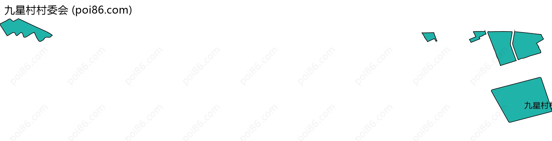 九星村村委会边界地图