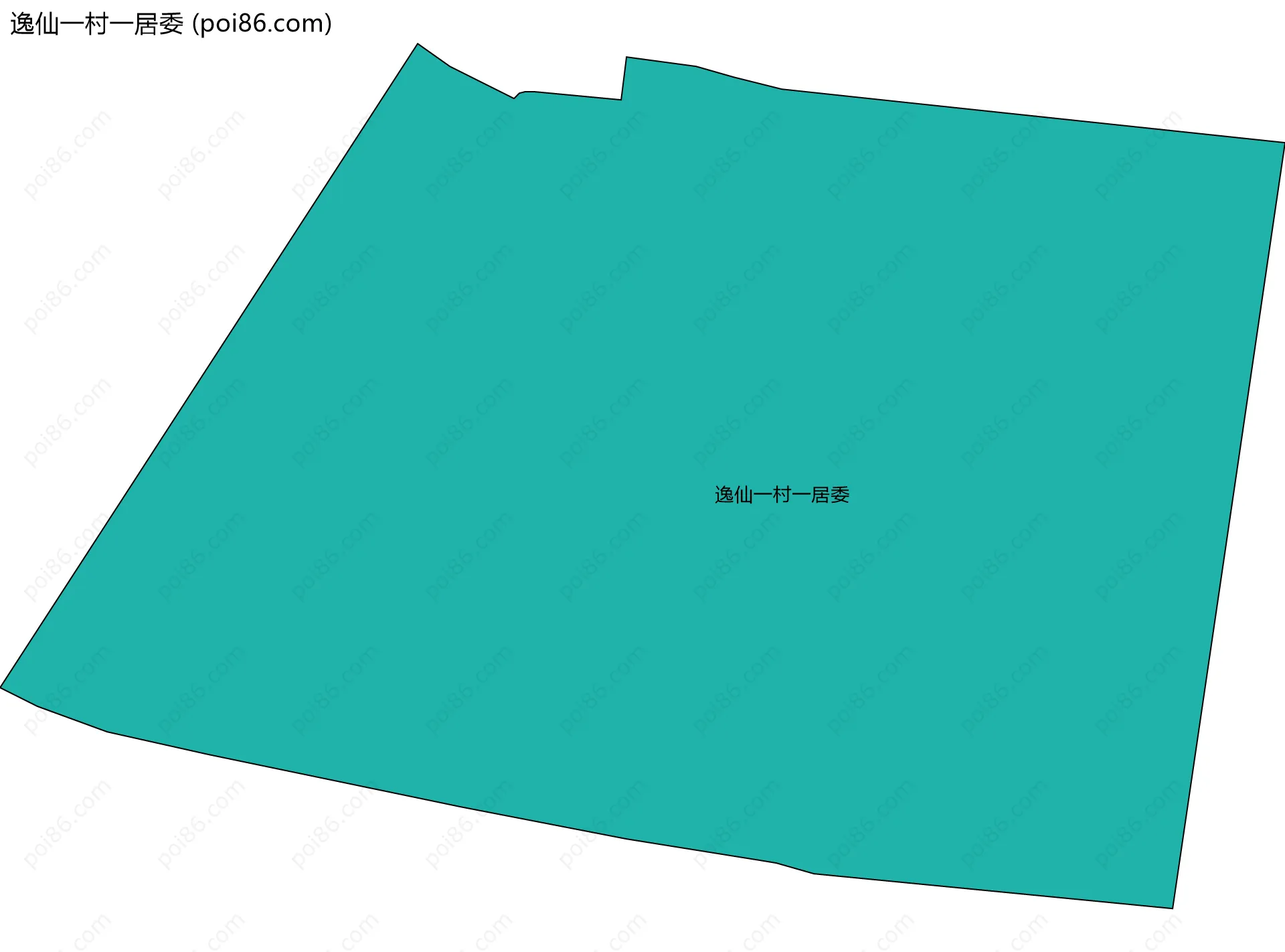 逸仙一村一居委边界地图